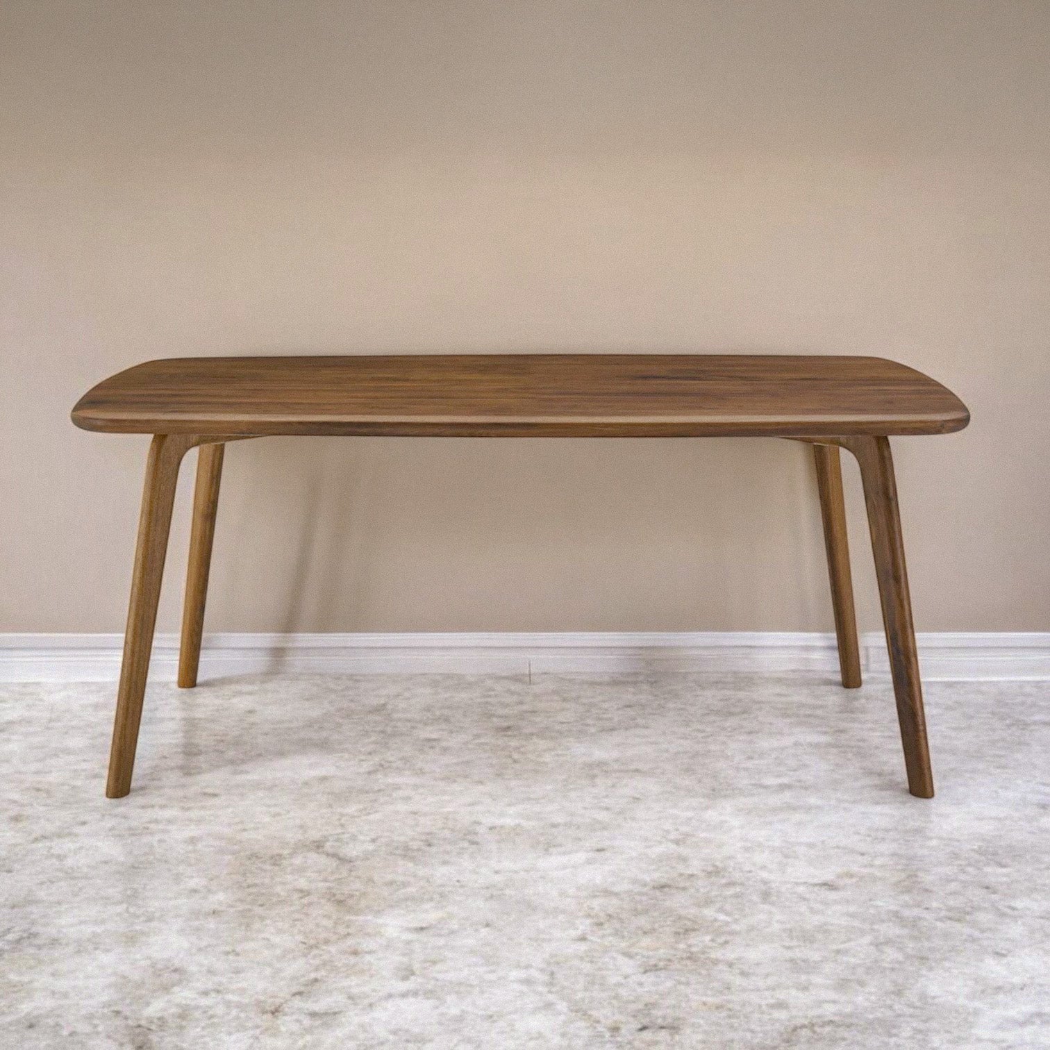 Kosha Dining Table (6 feet) - Solid Teak/Walnut/Oak Wood