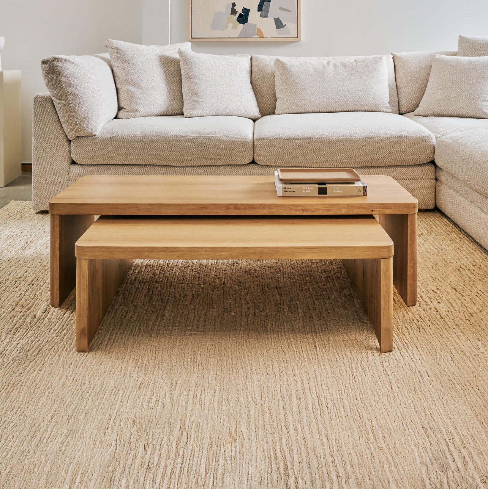 Akasa Coffee Table - Solid Walnut/Teak/Oak Wood