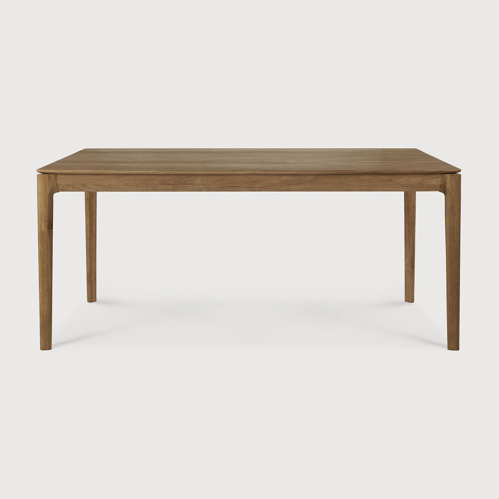 Elan Dining Table (6 feet) - Solid Teak/Walnut/Oak Wood