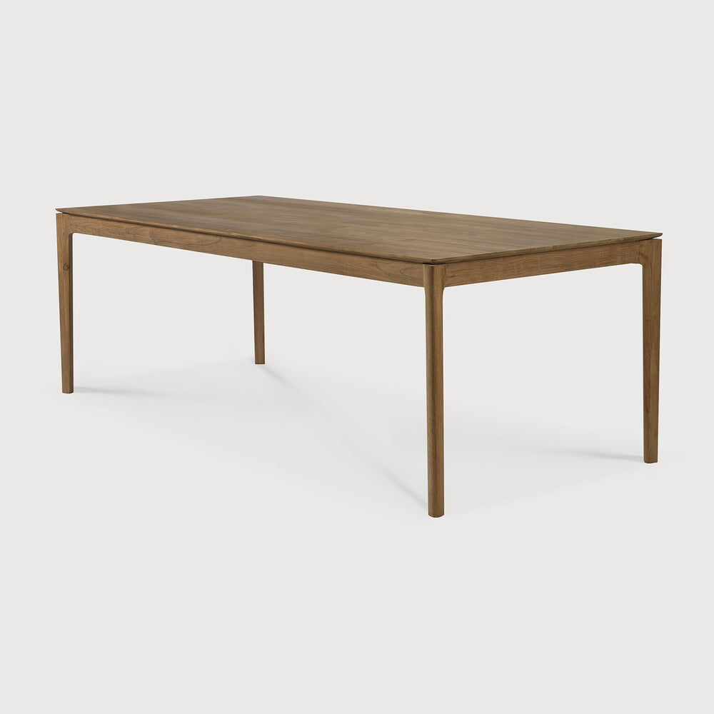 Elan Dining Table (6 feet) - Solid Teak/Walnut/Oak Wood