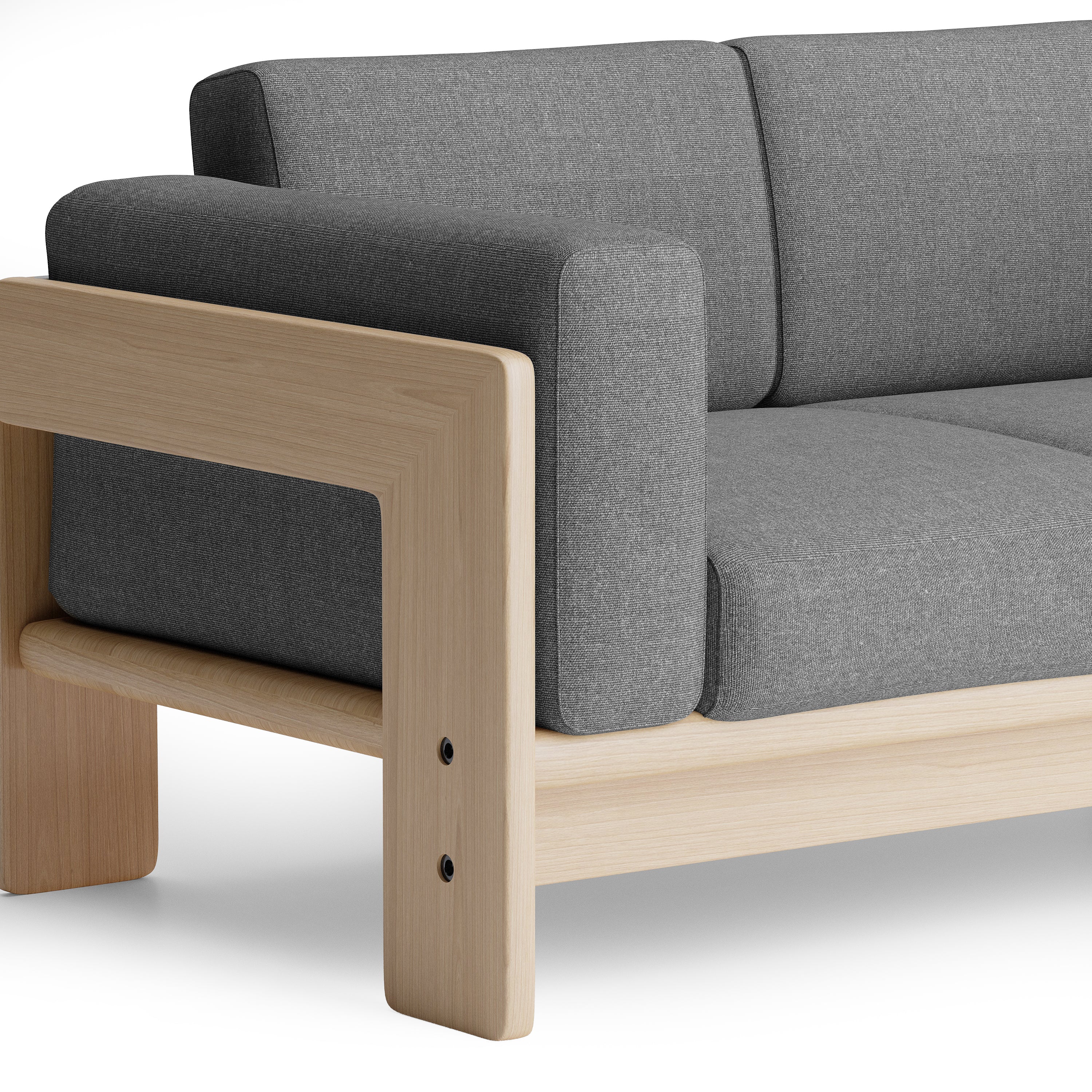 Nordhaven Sofa | 3 Seater | Solid Teak/Walnut/Oak Wood