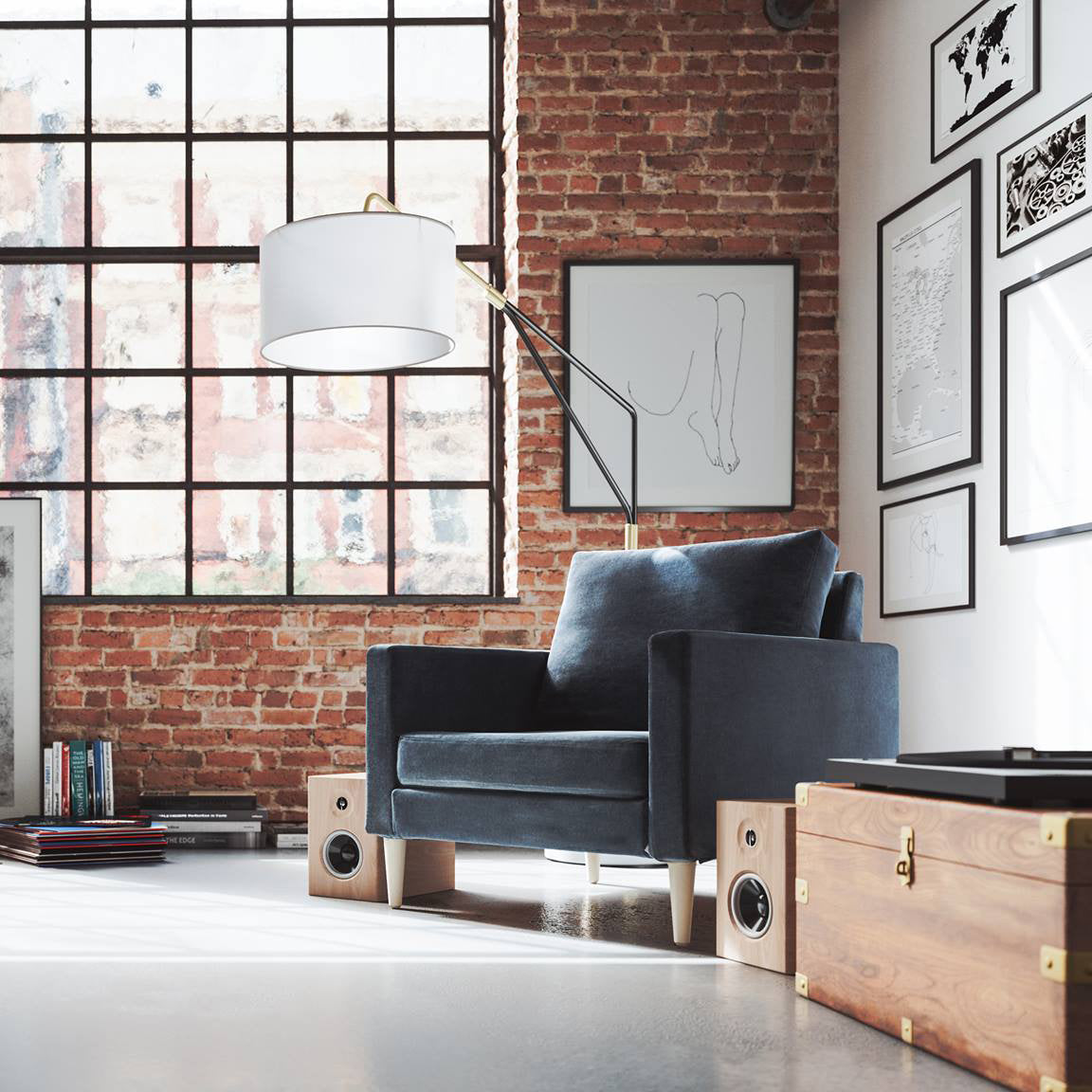 Lore Sofa Seater (3 feet) High Back Sofa