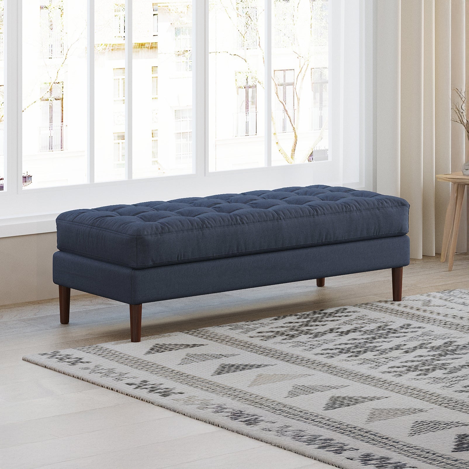 Palo Sofa Bench T | 4.5 feet | Tufted