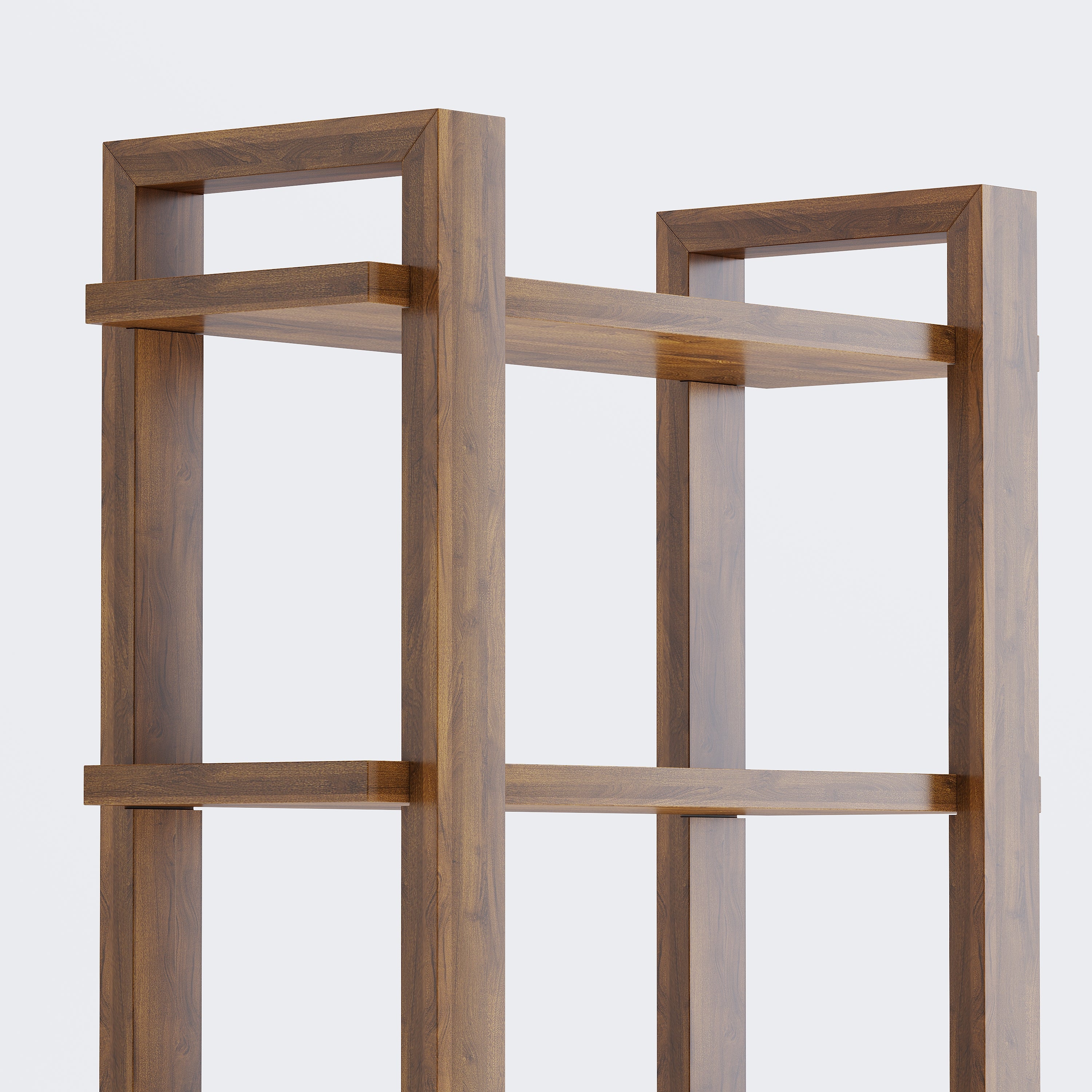 Harmony Shelf/Bookcase - 98" - Solid Teak Wood
