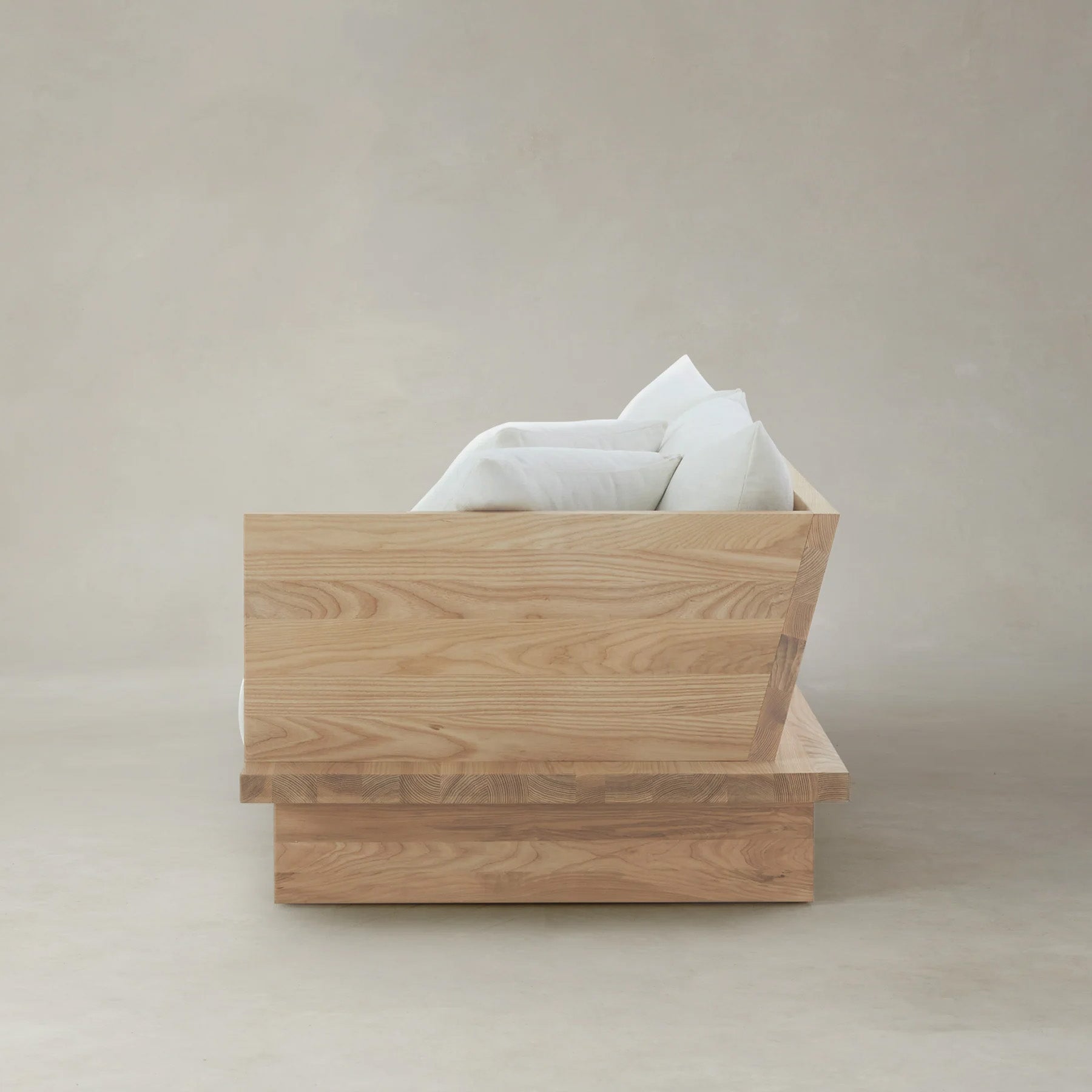 Marenco Sofa | 3 Seater | Solid Ash/Walnut Wood