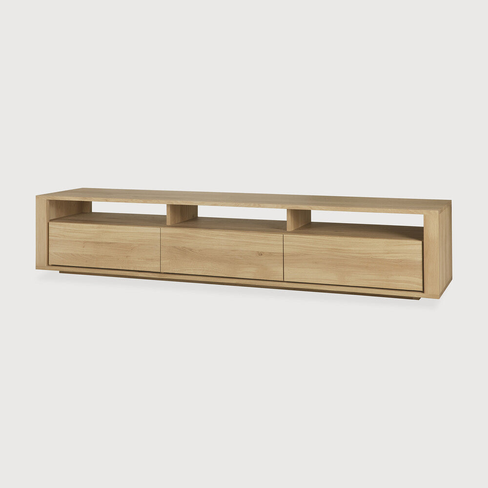 Sael TV Unit/Console - Solid Walnut/Teak/Oak Wood (Large)