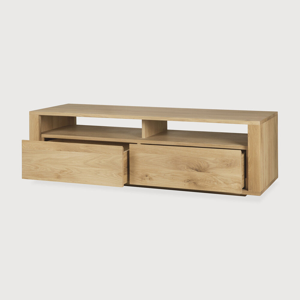 Sael TV Unit/Console - Solid Walnut/Teak/Oak Wood (Small)