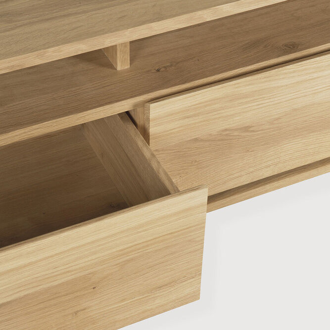 Sael TV Unit/Console - Solid Walnut/Teak/Oak Wood (Small)