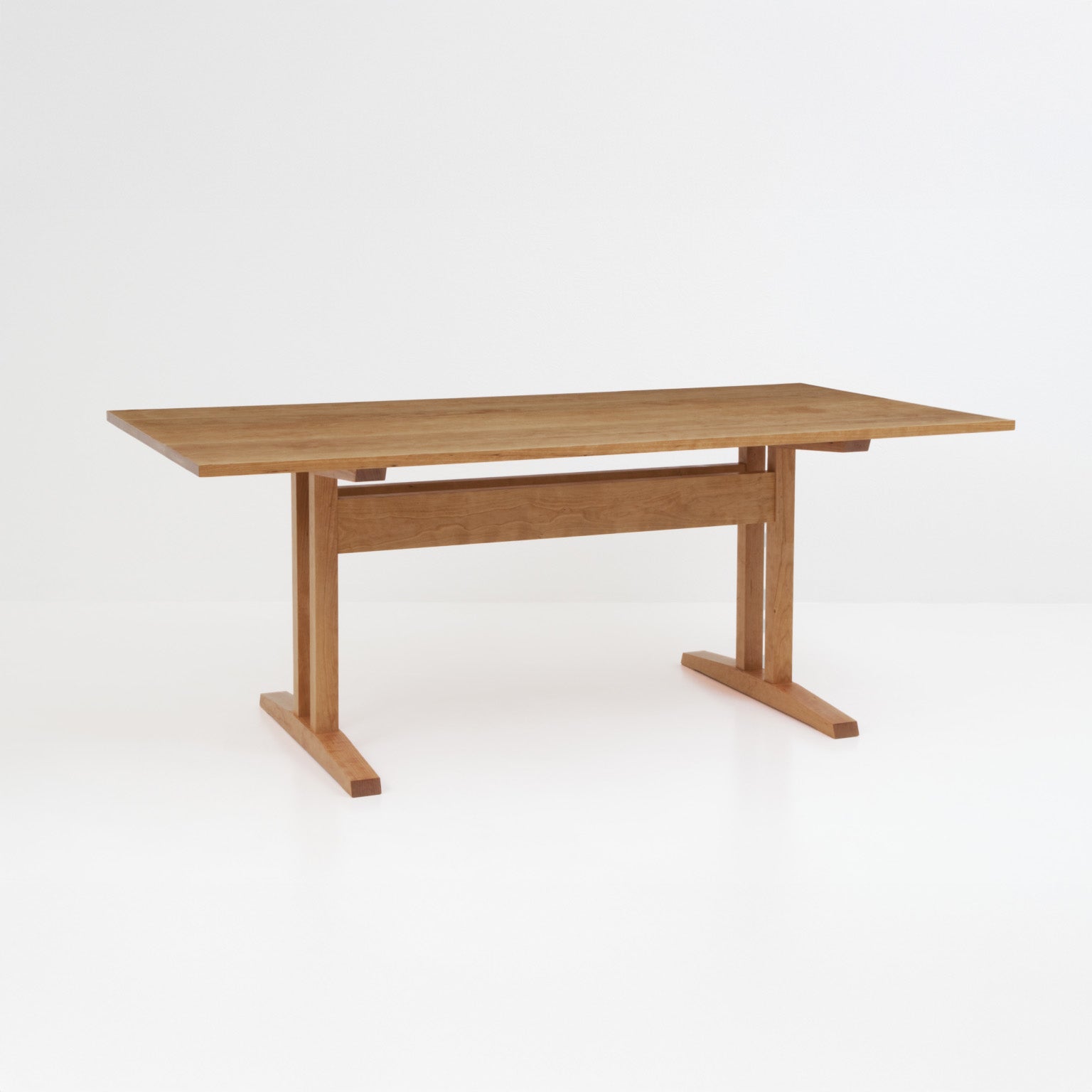 Niva Dining Table (6.5 feet) - Solid Teak/Walnut/Oak Wood