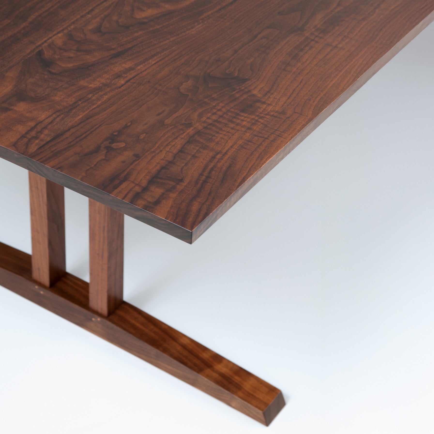 Niva Dining Table (6.5 feet) - Solid Teak/Walnut/Oak Wood