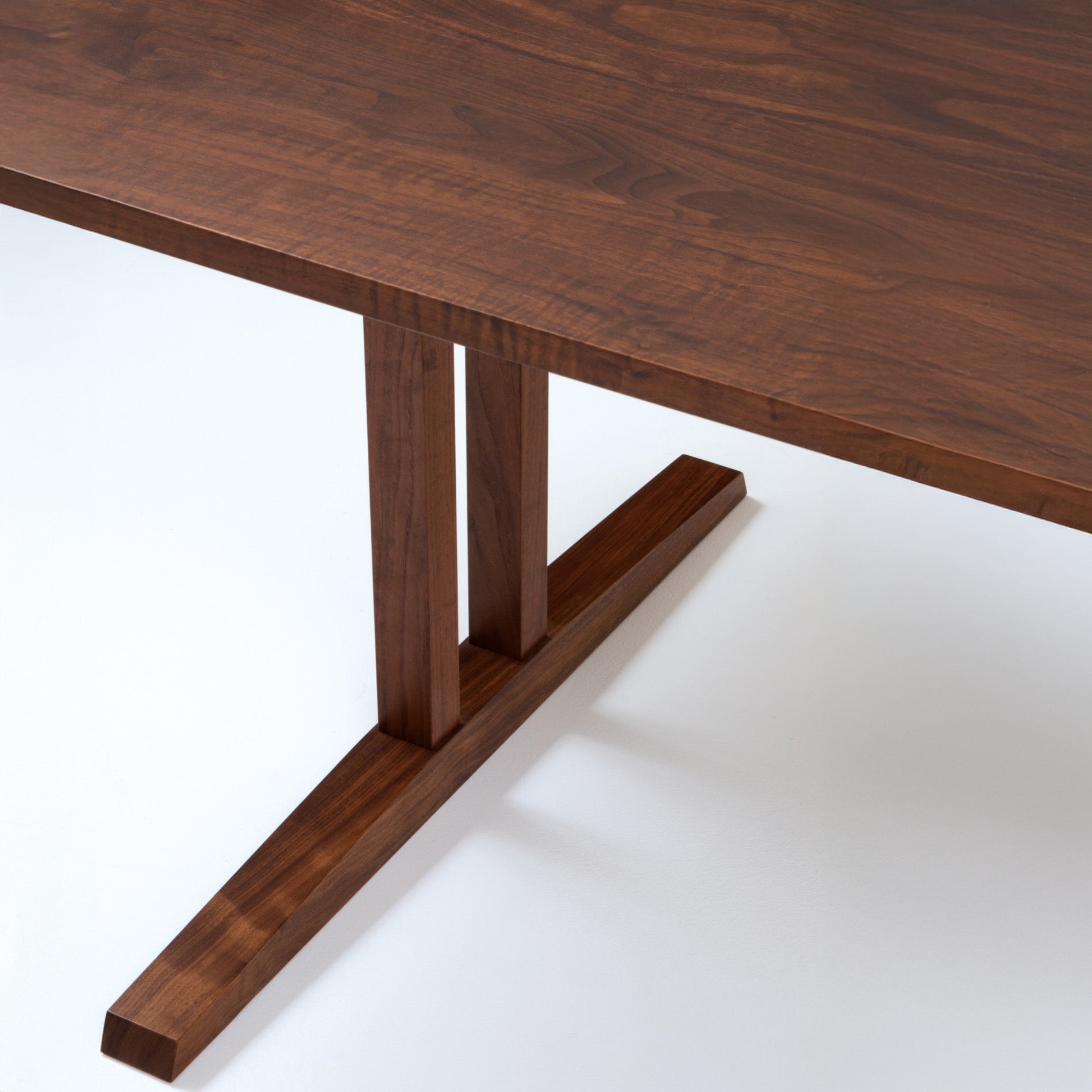 Niva Dining Table (6.5 feet) - Solid Teak/Walnut/Oak Wood