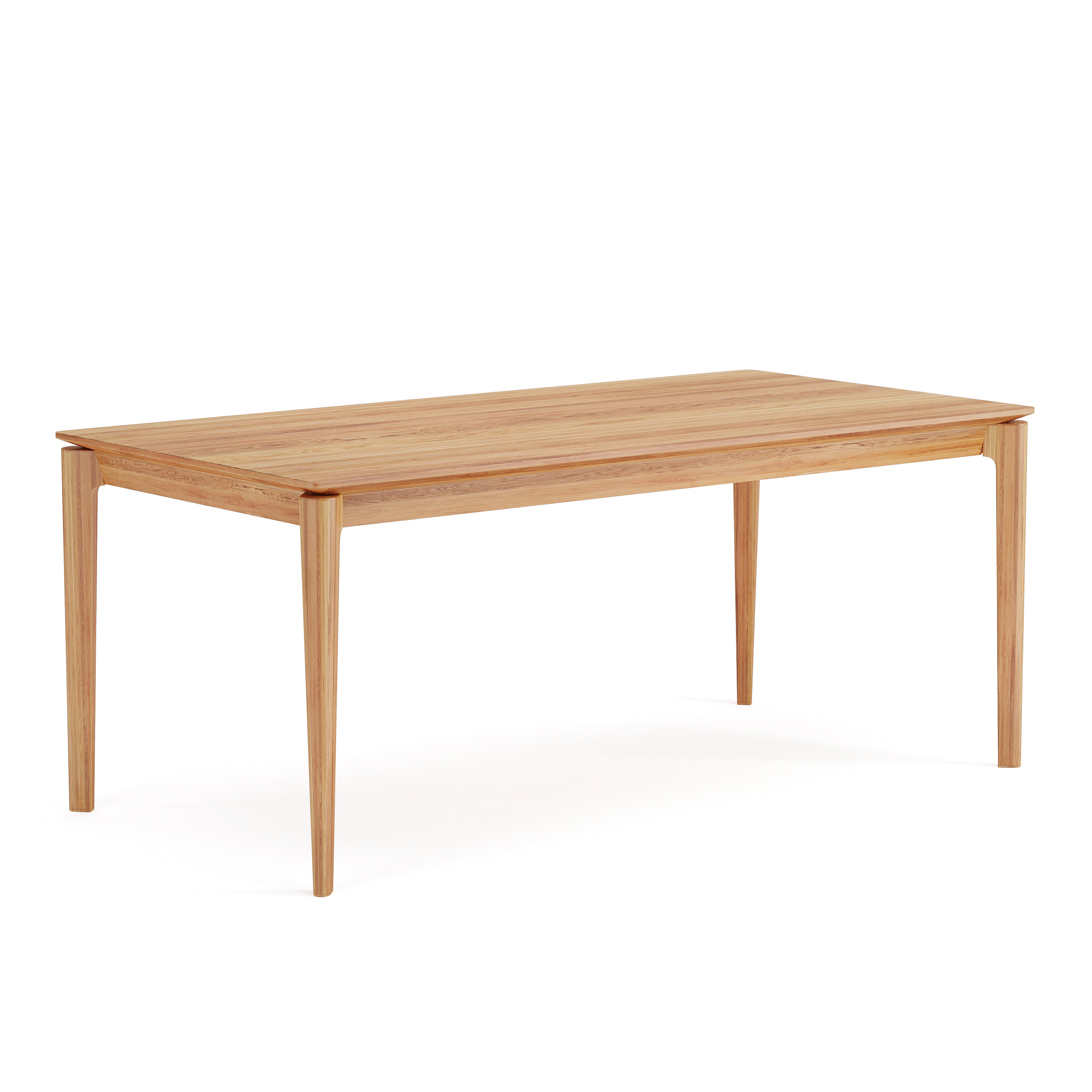 Elan Dining Table (6 feet) - Solid Teak/Walnut/Oak Wood