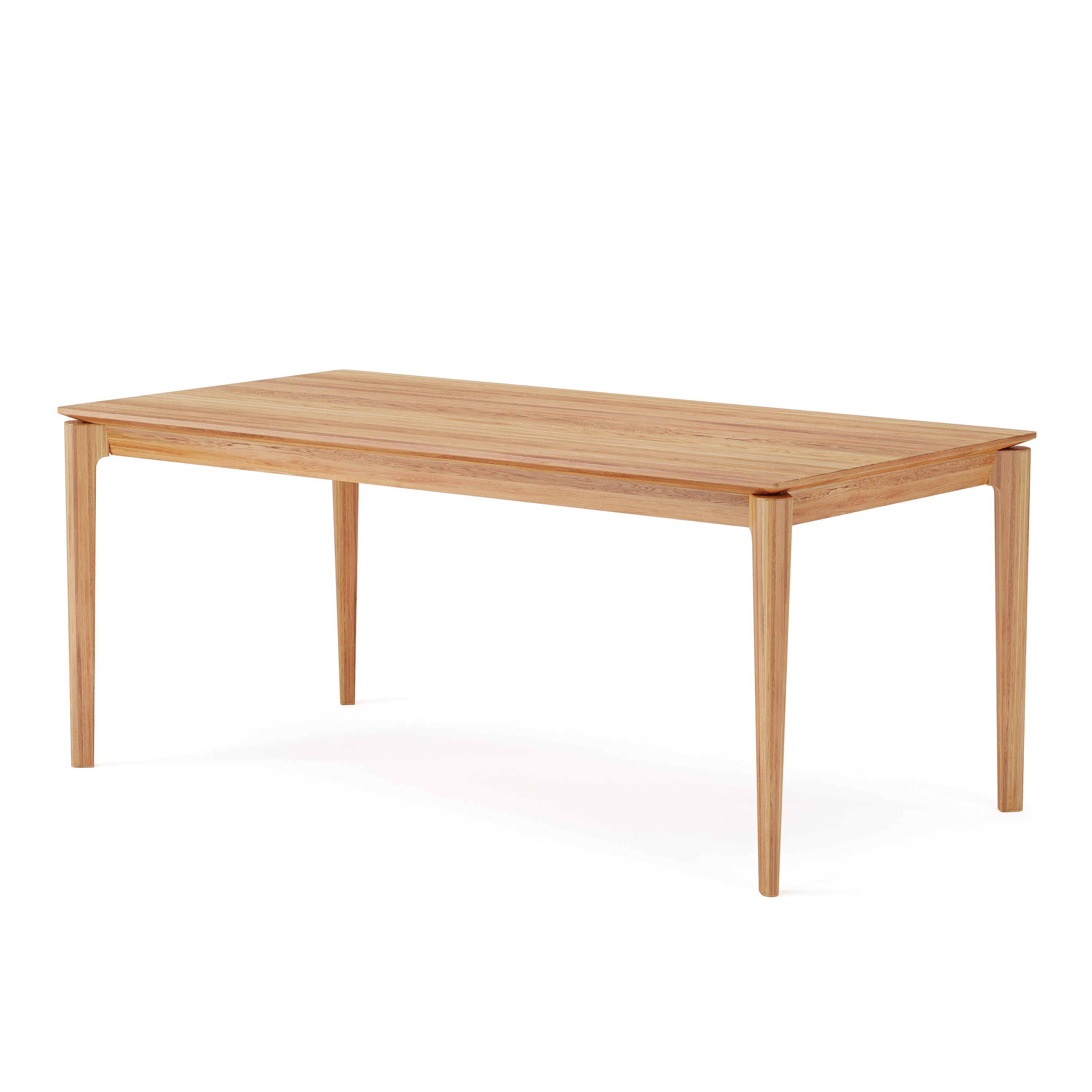 Elan Dining Table (6 feet) - Solid Teak/Walnut/Oak Wood