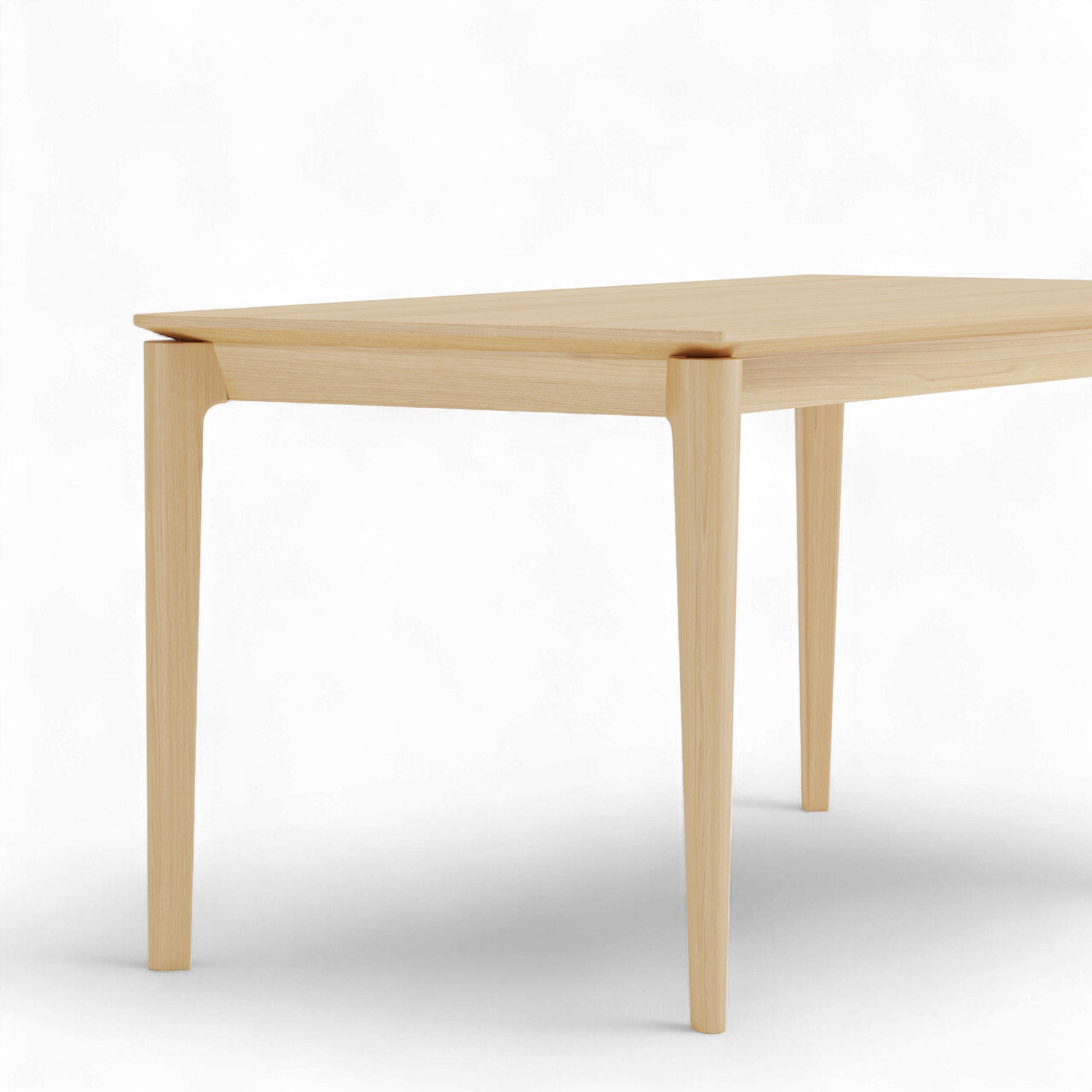 Elan Dining Table (5.3 feet) - Solid Teak/Walnut/Oak Wood