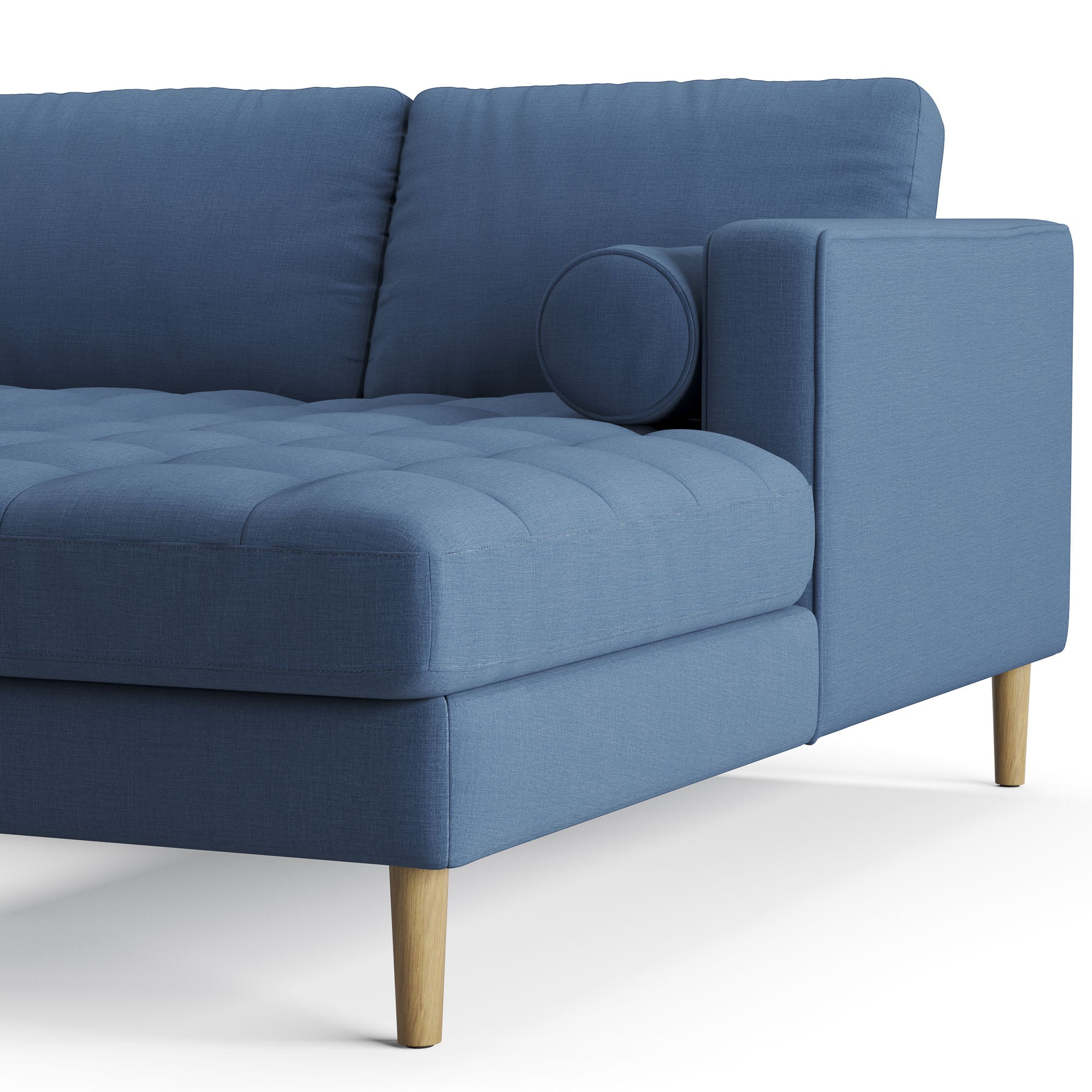 cyan-blue left-sectional