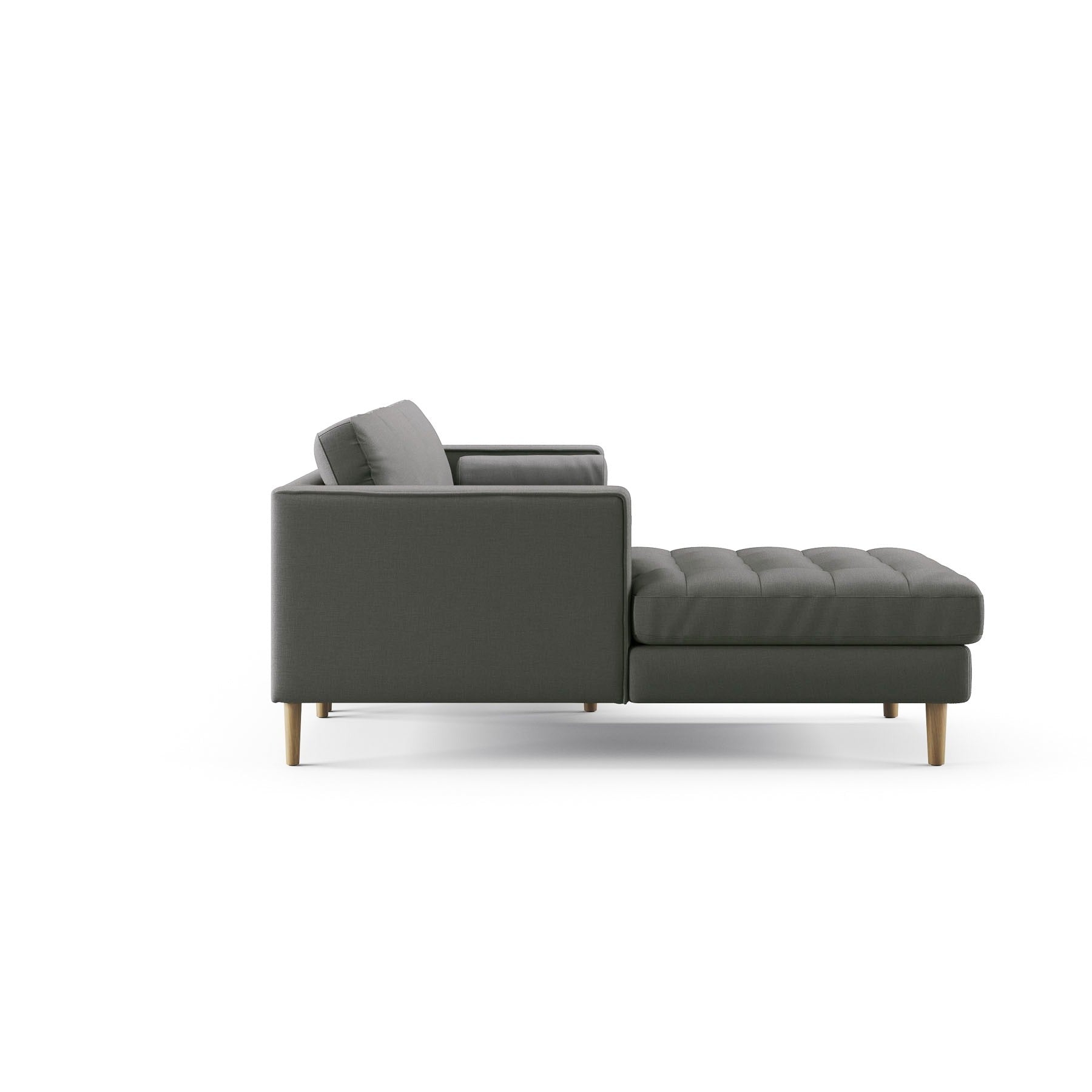 stone-grey right-sectional