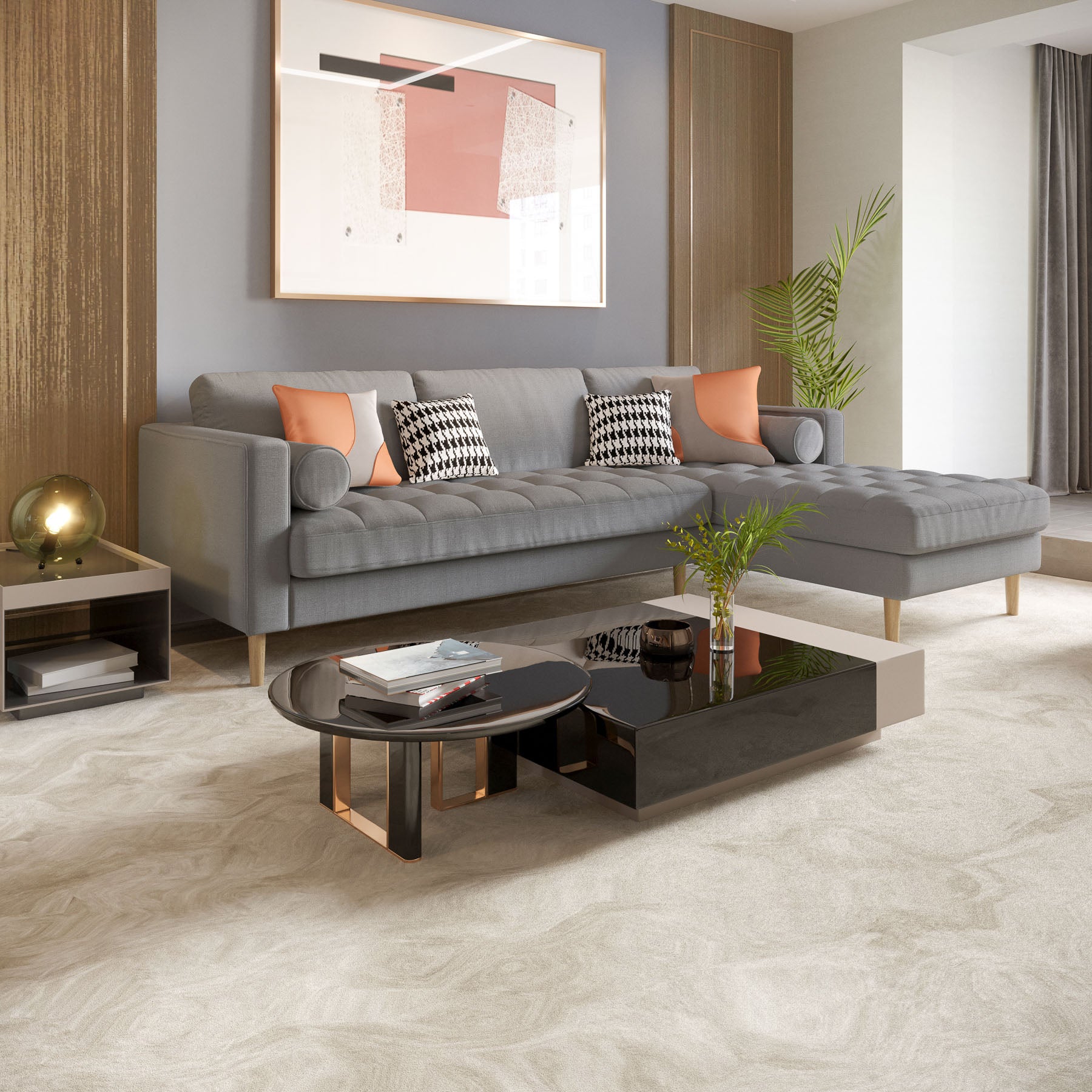 stone-grey left-sectional