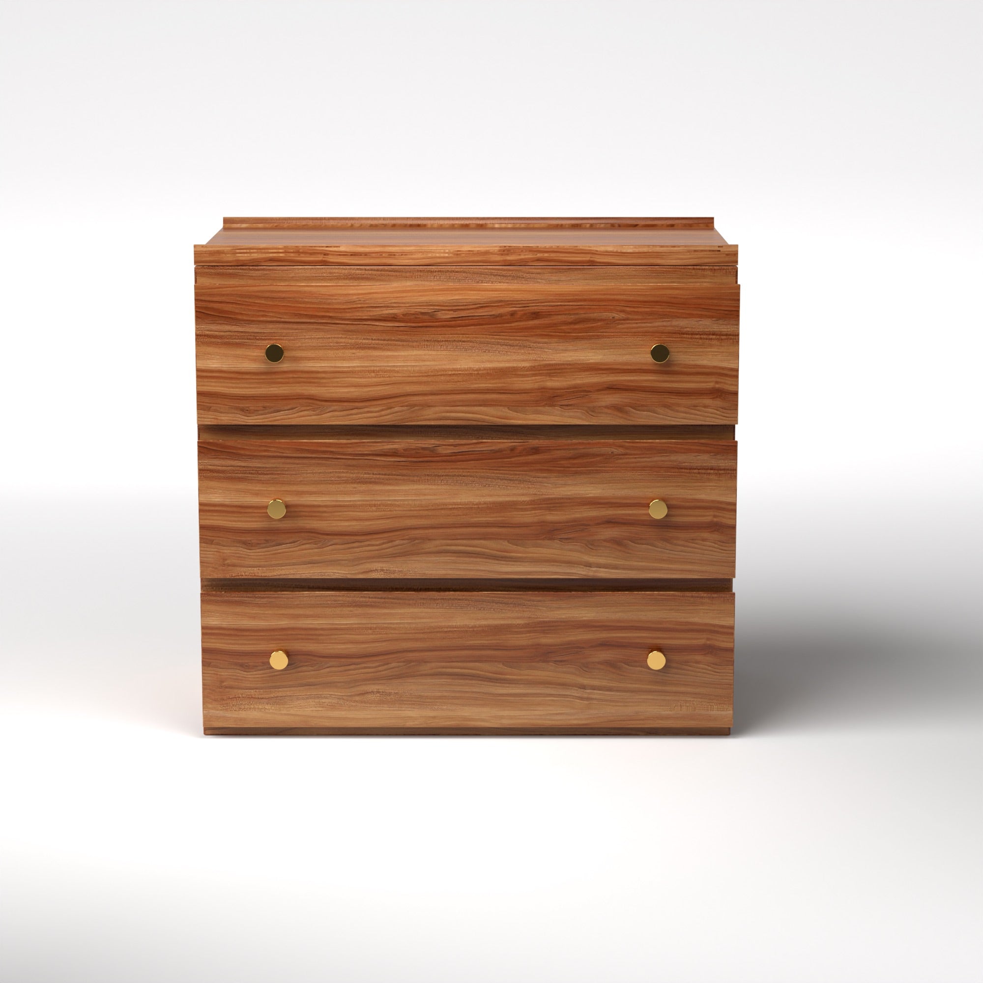 Stava Modular Drawer System | Solid Walnut/Teak/Oak Wood (3x1) | 3 Feet Length