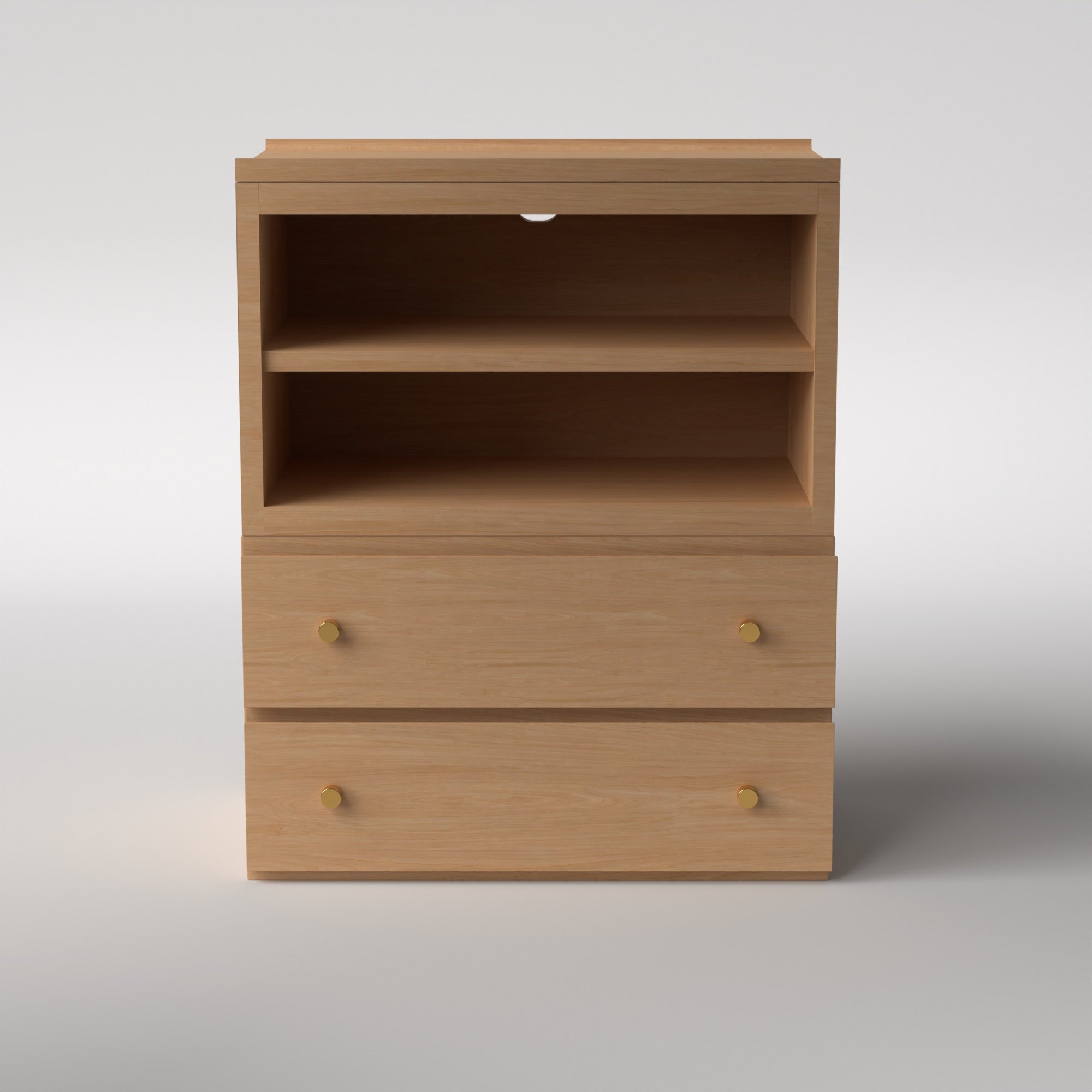 Stava Modular Credenza System | Solid Walnut/Teak/Oak Wood (4x1) | 3 Feet Length