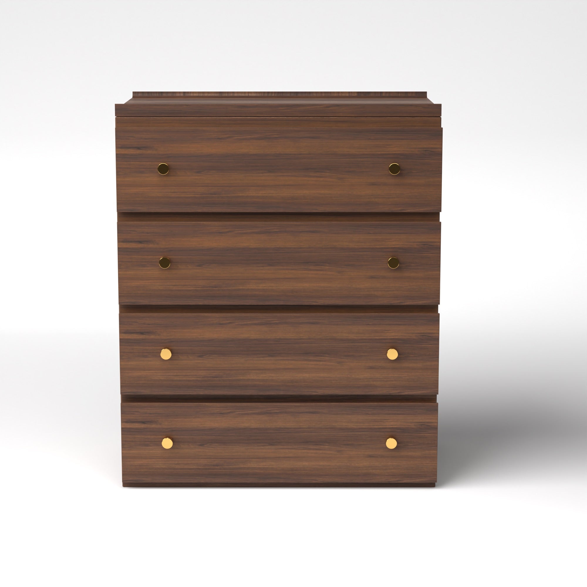 Stava Modular Drawer System | Solid Walnut/Teak/Oak Wood (4x1) | 3 Feet Length