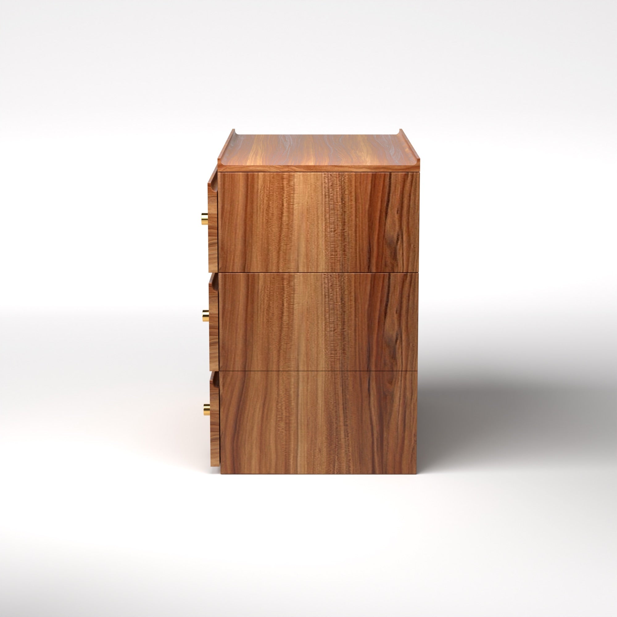 Stava Modular Drawer System | Solid Walnut/Teak/Oak Wood (3x1) | 3 Feet Length