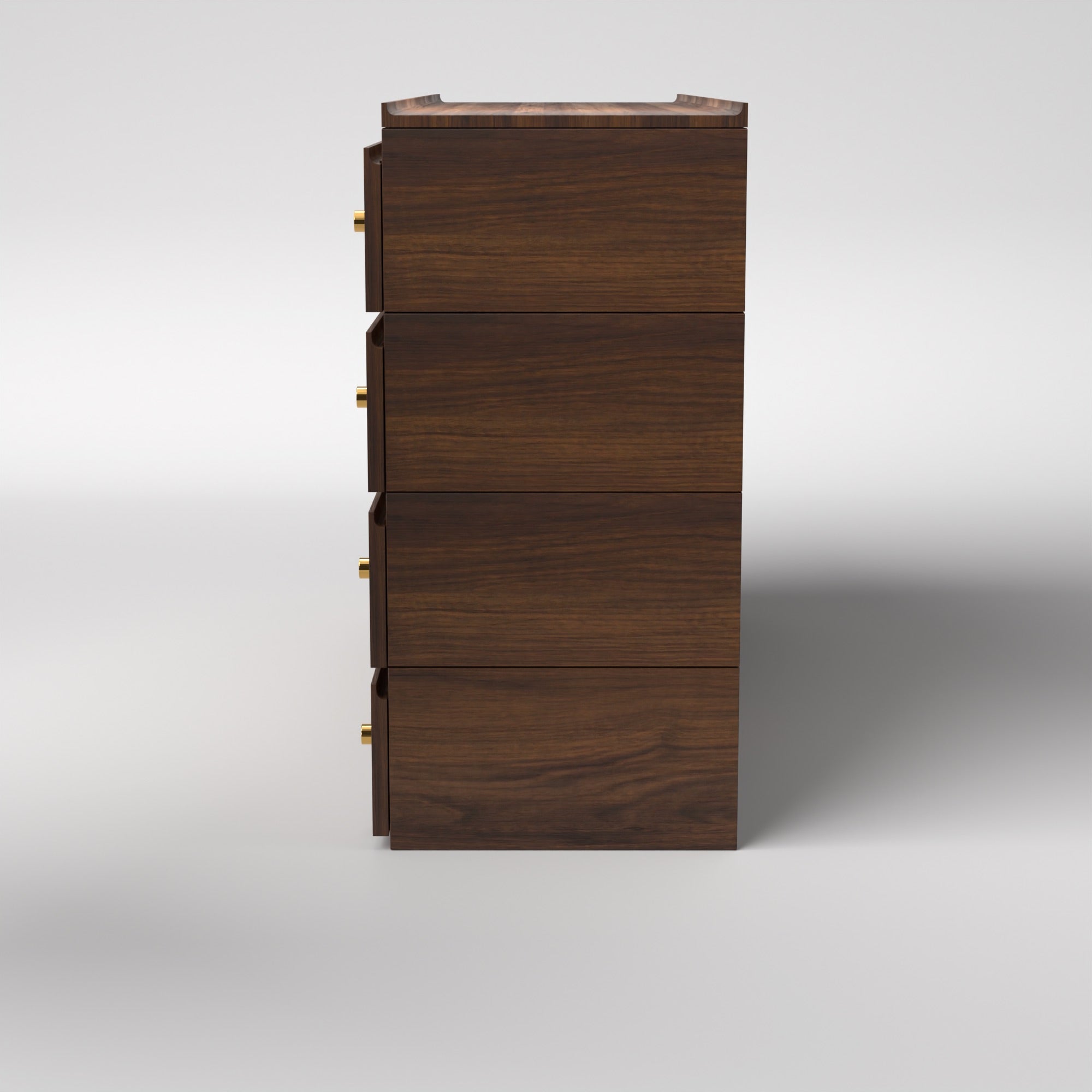 Stava Modular Drawer System | Solid Walnut/Teak/Oak Wood (4x2) | 5.5 Feet Length