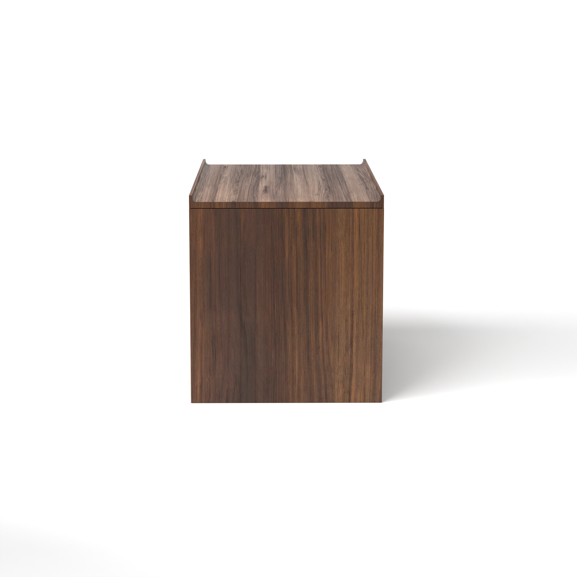 Stava Bedside Table | Solid Walnut/Teak/Oak Wood (Open) | 3 Feet Length