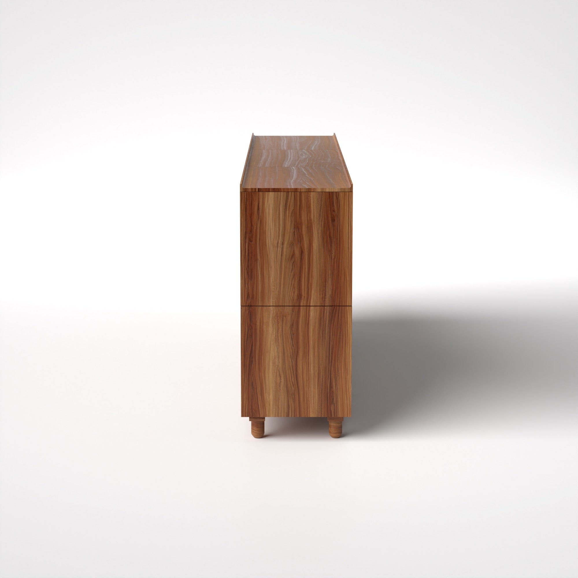 Stava Modular Shelving System | Solid Walnut/Teak/Oak Wood (4x3) | 8 Feet Length