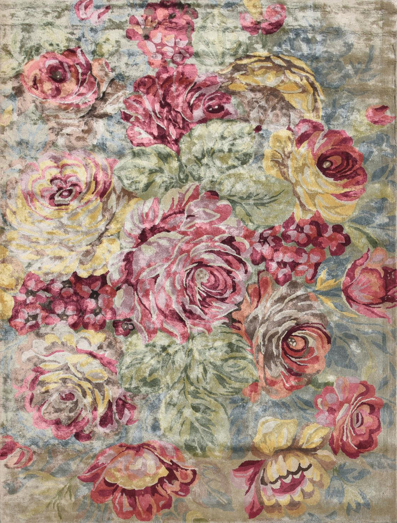 Floral Hand Tufted rug