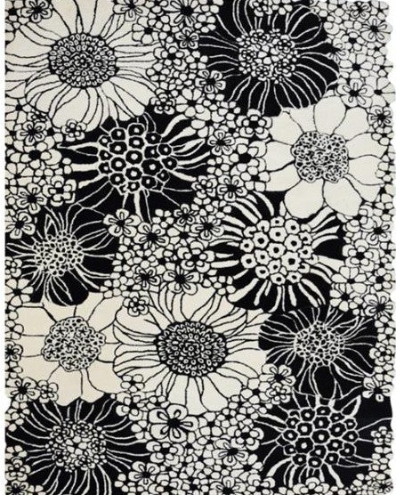 Floral Hand Tufted Wool Rug - 6x9 ft (RG_00102)