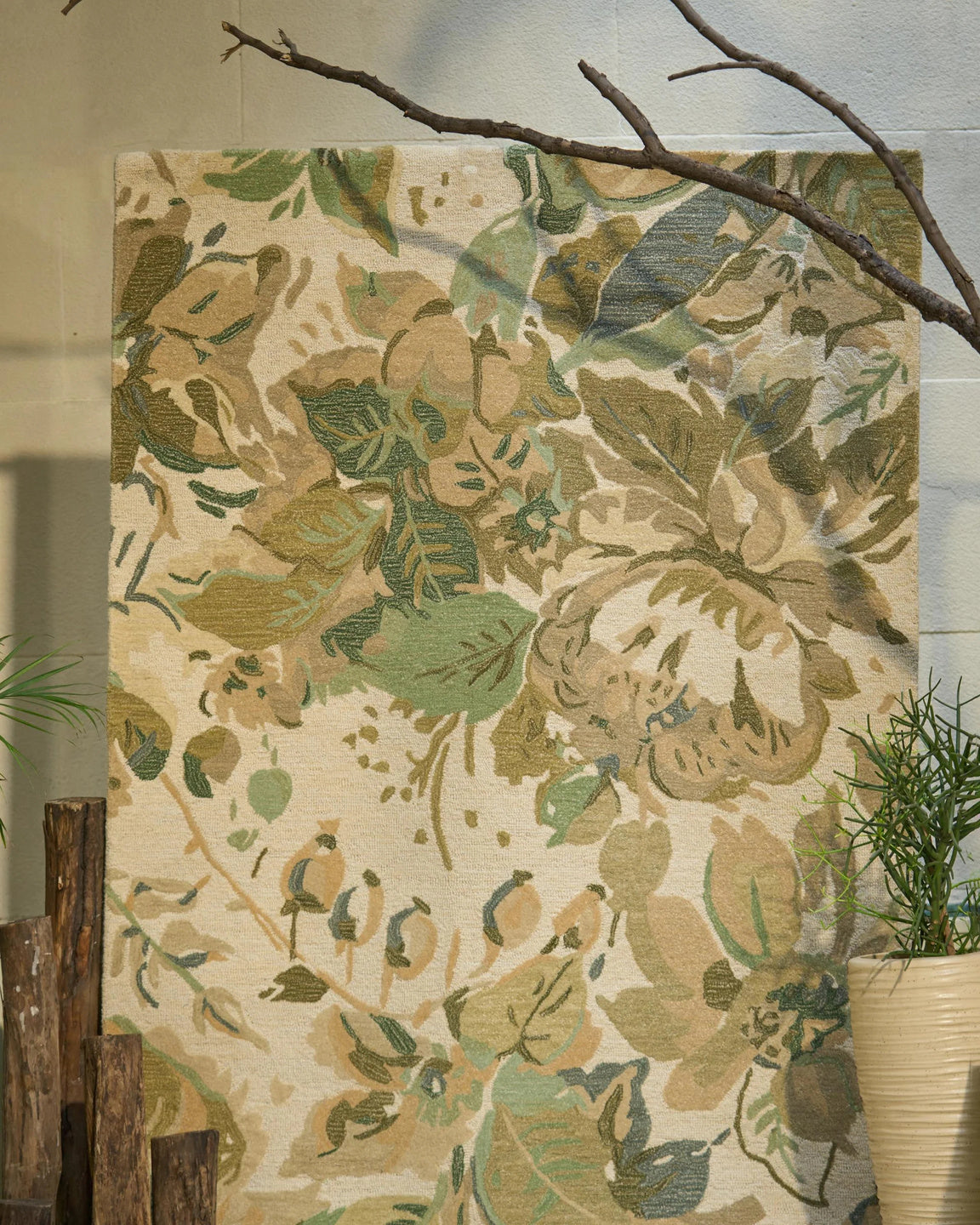 Floral rug