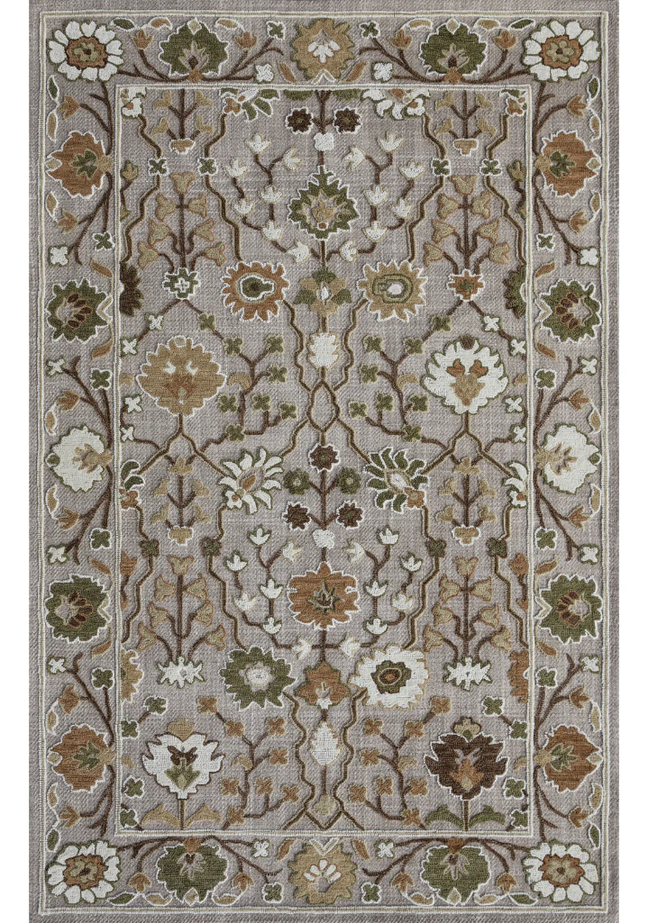 Persian Hand Tufted Wool Rug - 5x8 ft (RG_00137)