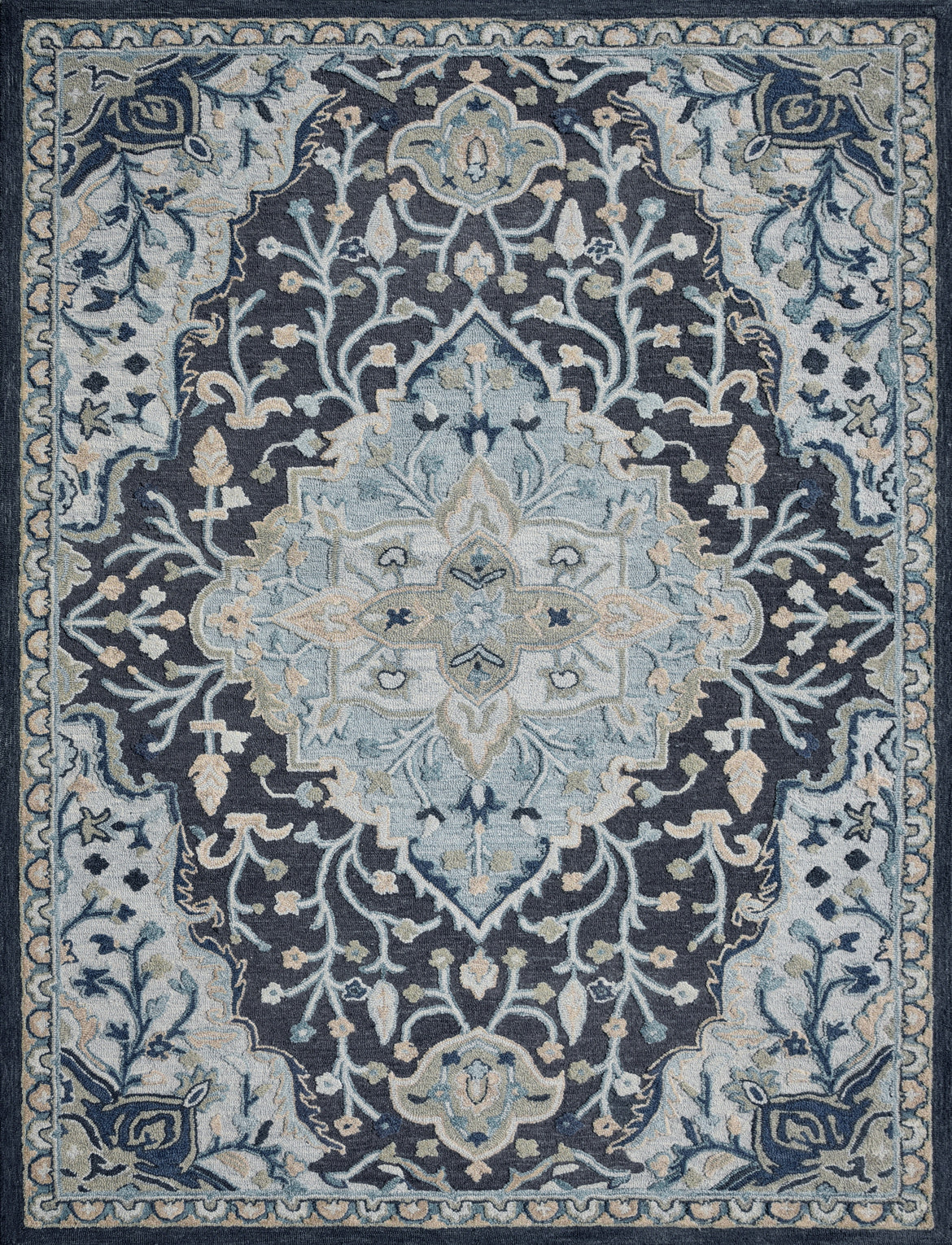 Persian Hand Tufted Wool Rug - 7x10 ft (RG_00142)