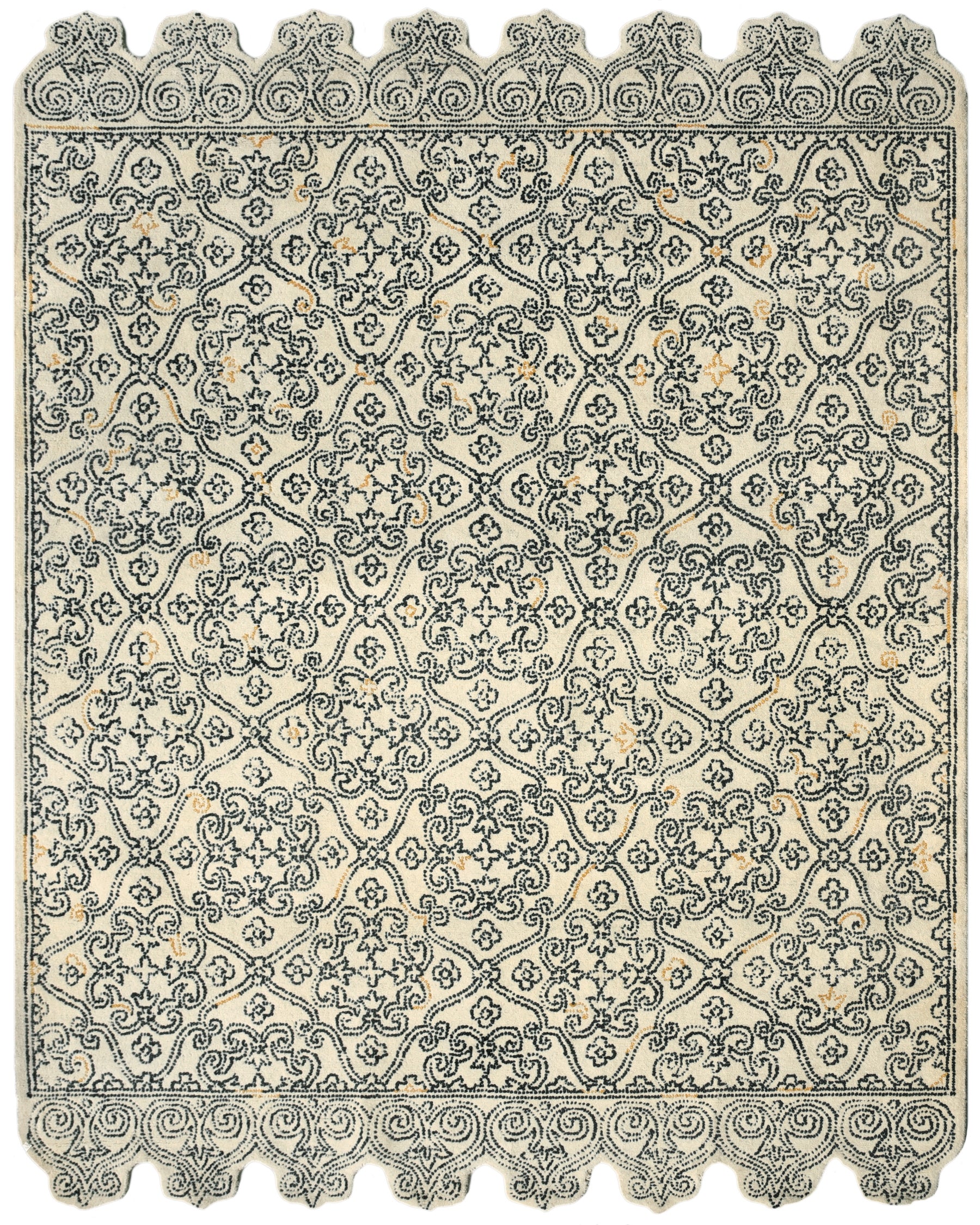 Persian Hand Tufted Wool Rug - 8x10 ft (RG_00145)