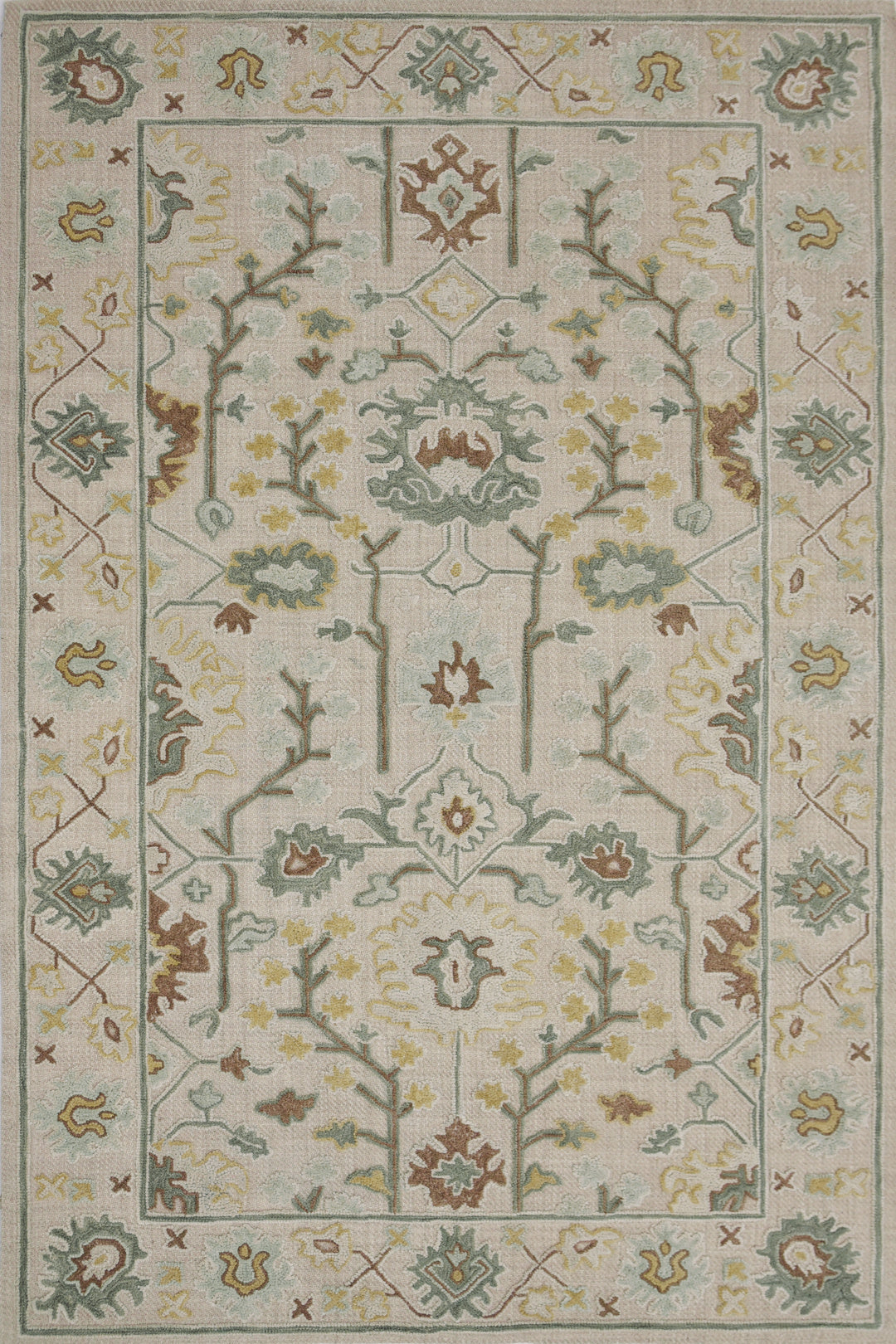 Persian Hand Tufted Wool Rug - 5x8 ft (RG_00157)