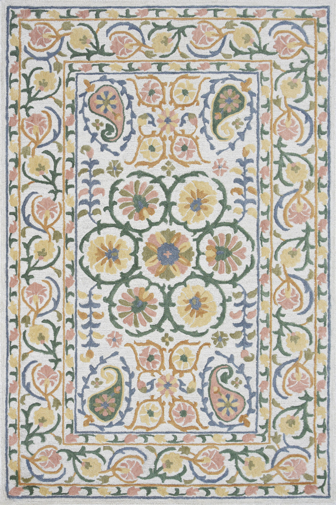 Persian Hand Tufted Wool Rug - 5x8 ft (RG_00159)
