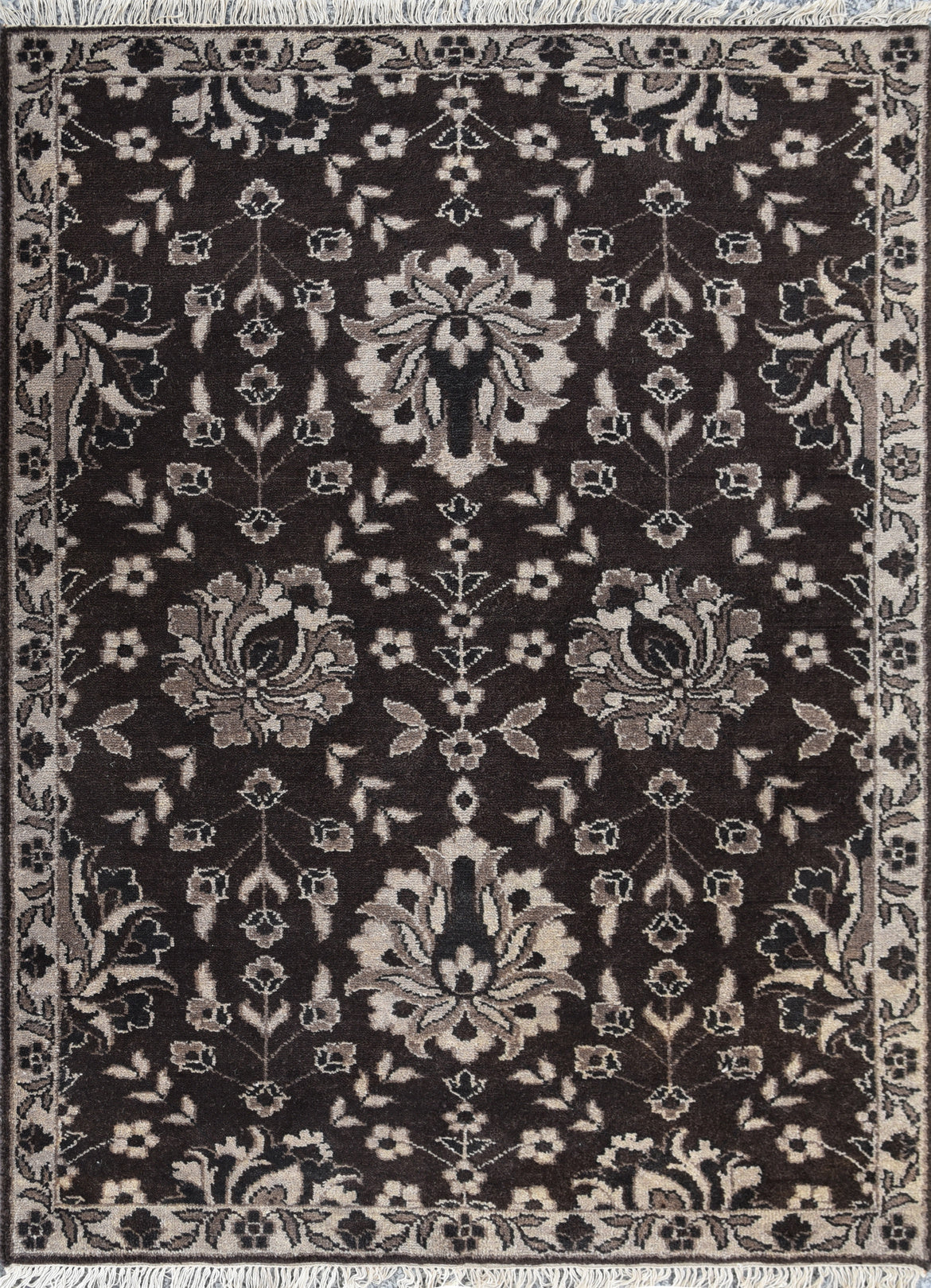 Persian Hand Knotted Wool Rug - 5x8 ft (RG_00165)