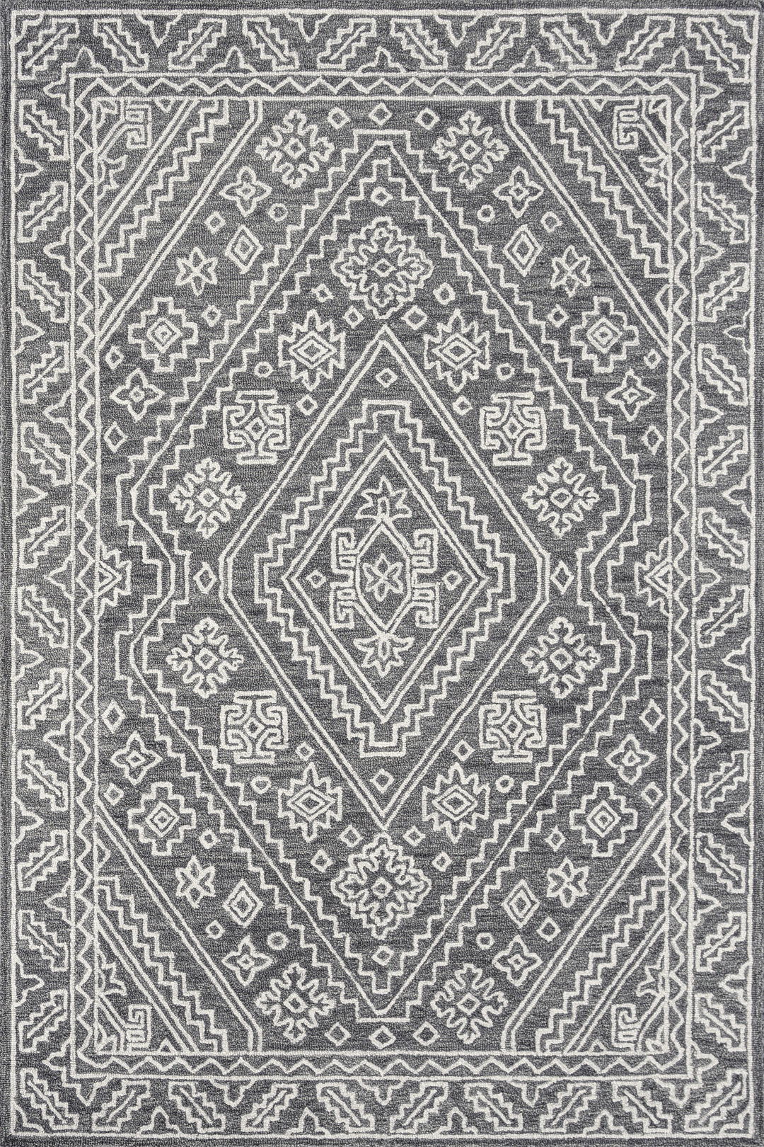 Persian Hand Tufted Wool Rug - 5x8 ft (RG_00191)