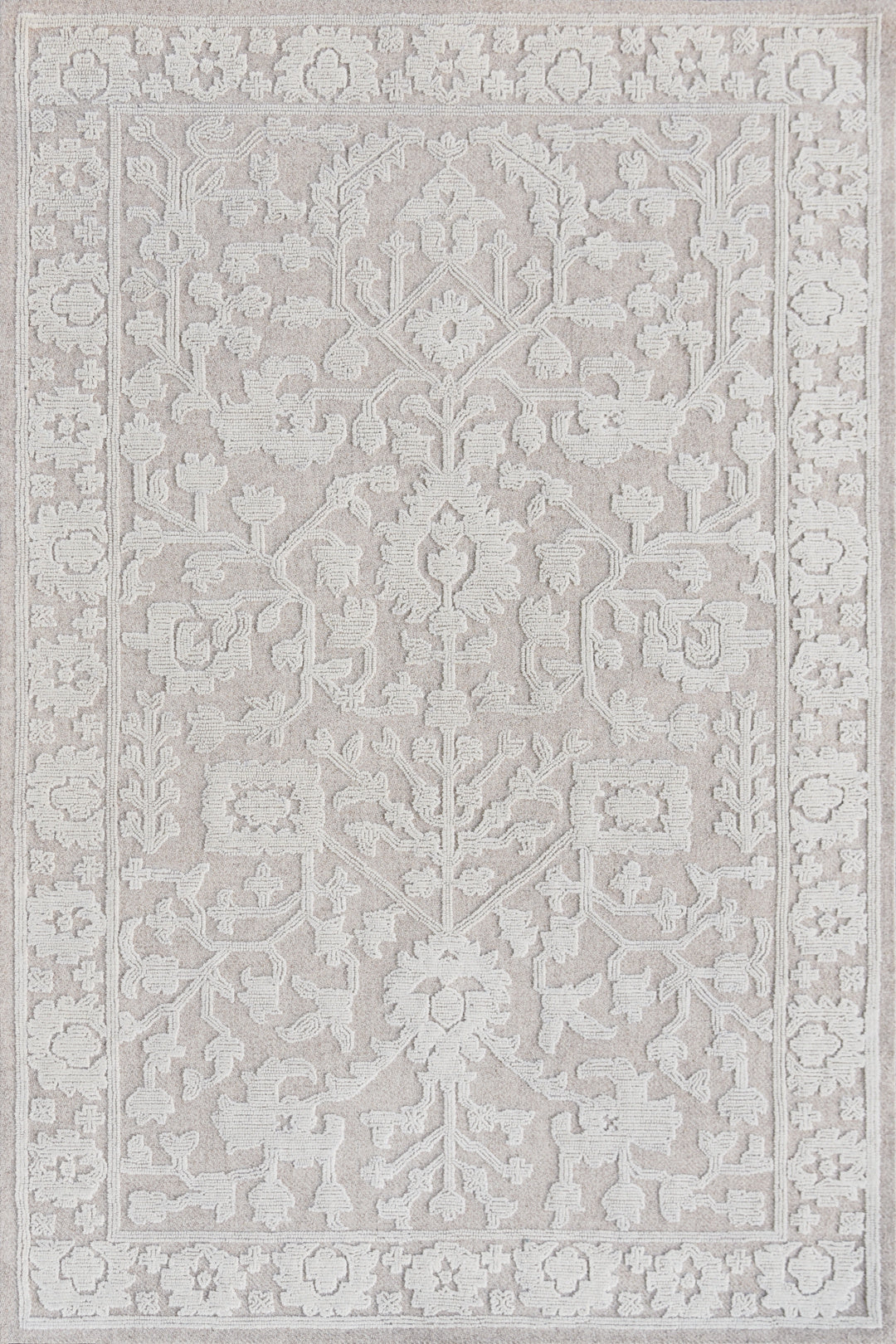 Persian Hand Tufted Wool Rug - 5x8 ft (RG_00200)
