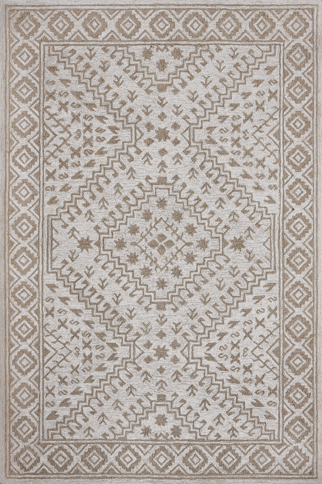 Persian Hand Tufted Wool Rug - 5x8 ft (RG_00206)