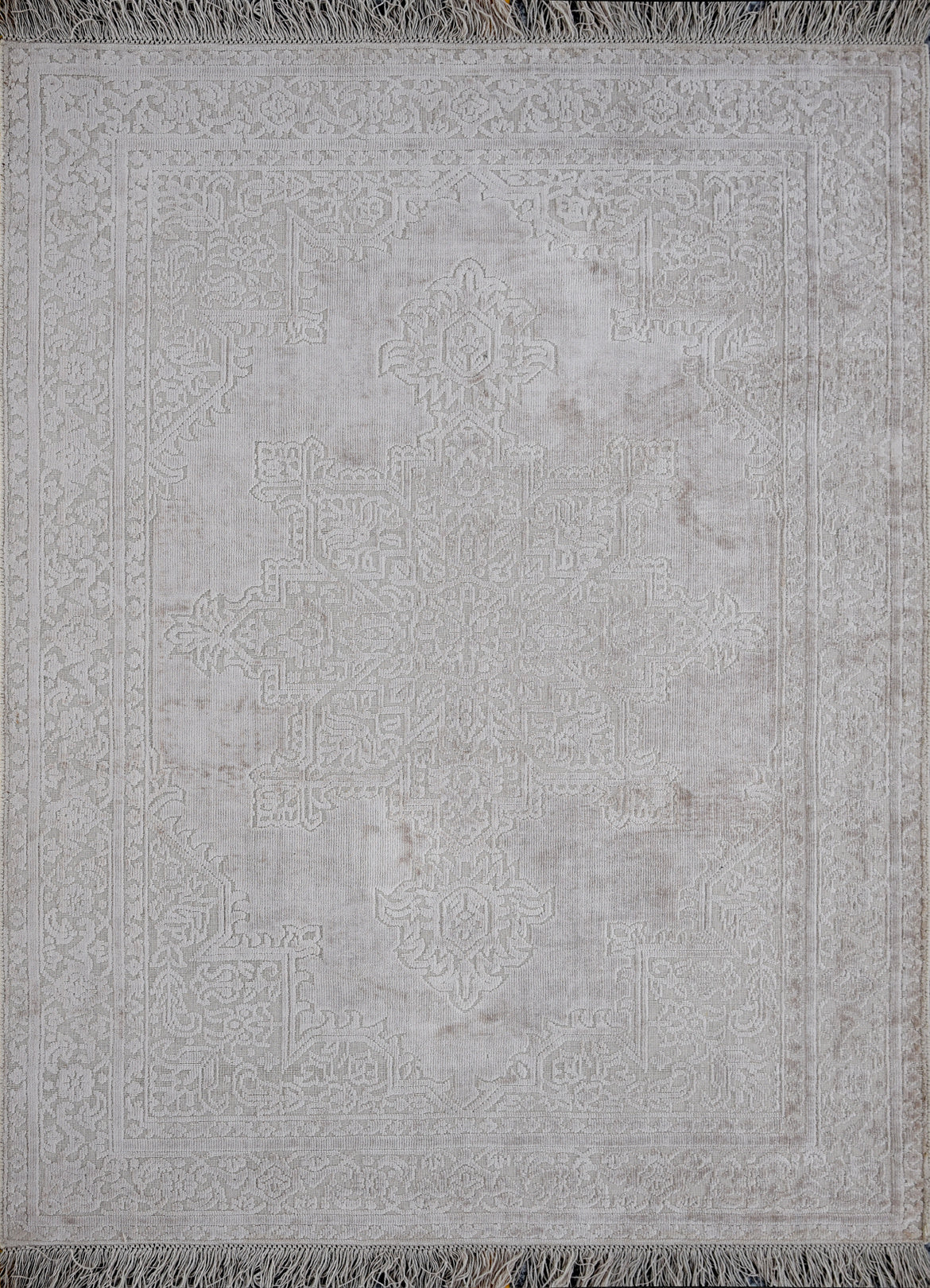 Persian Jacquard Wool & Viscose Rug - 5x8 ft (RG_00226)