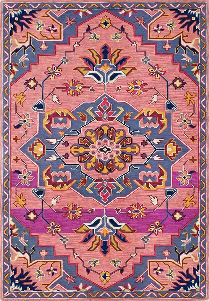 Persian Hand Tufted Wool Rug - 5x8 ft (RG_00242)