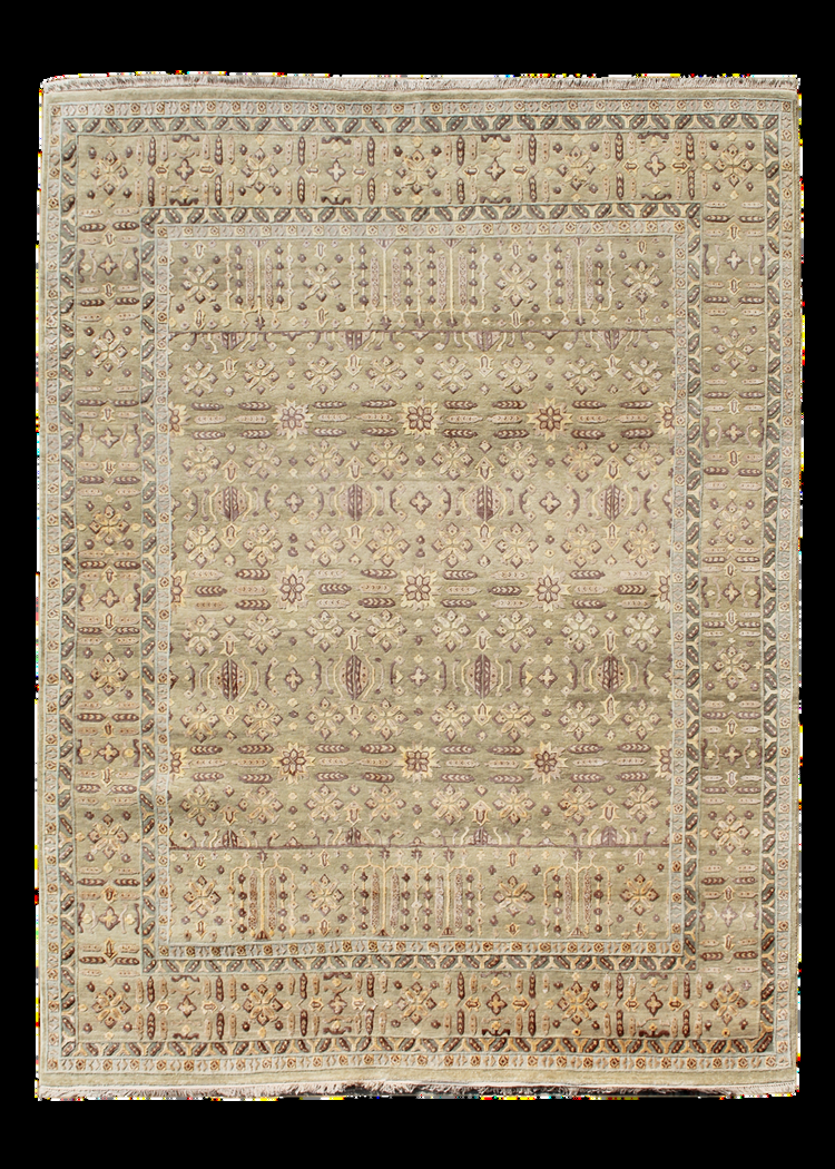 Persian Hand Knotted NZ Wool & Viscose Rug - 8x10 ft (RG_00256)