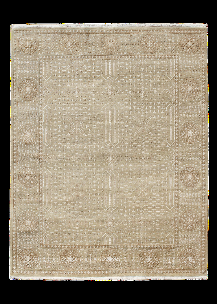 Persian Hand Knotted NZ Wool & Viscose Rug - 8x10 ft (RG_00260)