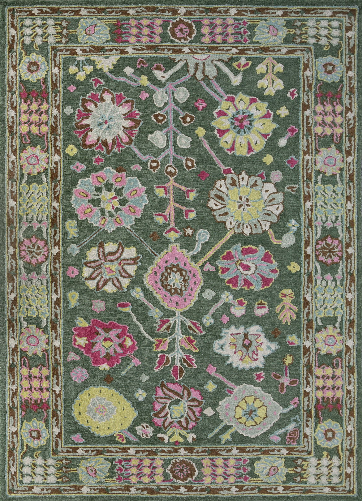 Transitional Hand Knotted Wool Rug - 6x9 ft (RG_00282)
