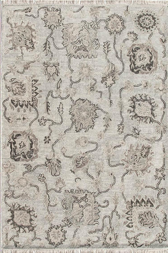 Transitional Hand Tufted Wool Rug - 5x8 ft (RG_00286)