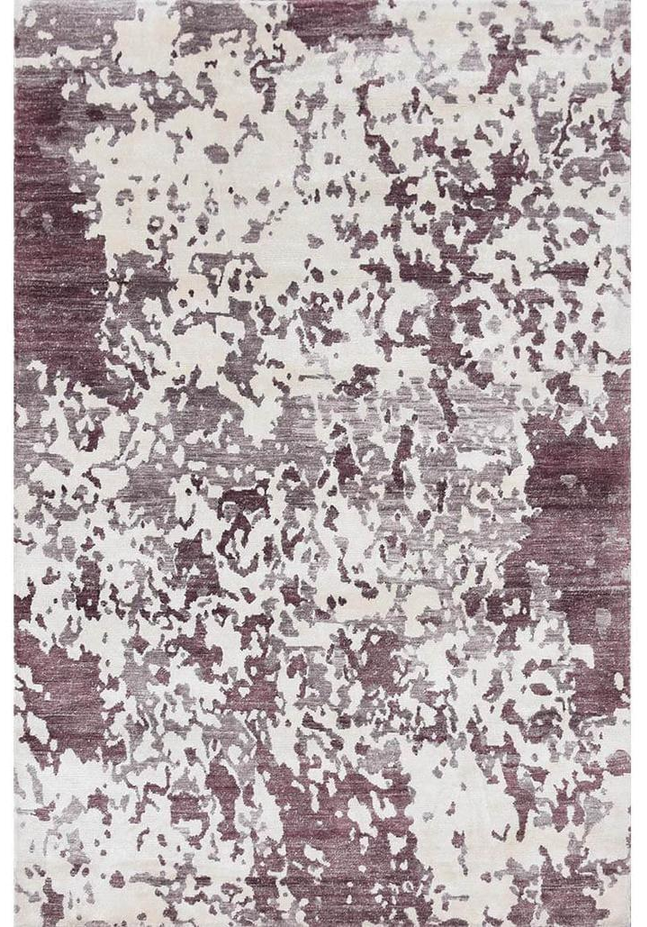 Transitional Hand Knotted Wool & Bamboo Silk Rug - 5x8 ft (RG_00288)