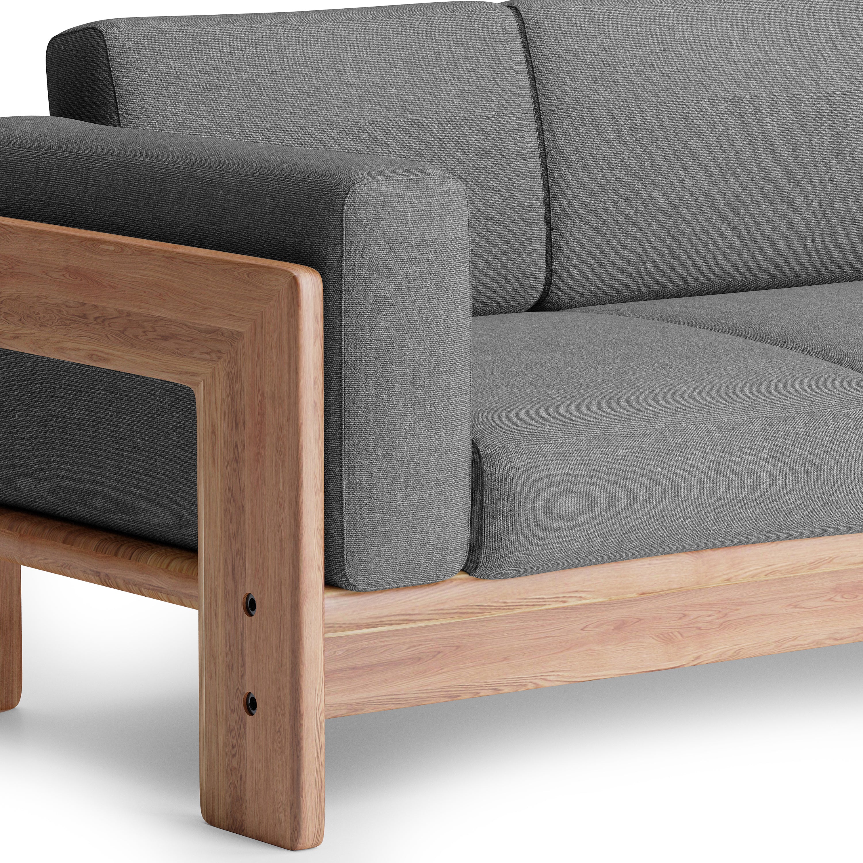 Nordhaven Sofa | 2 Seater | Solid Teak/Walut/Oak Wood