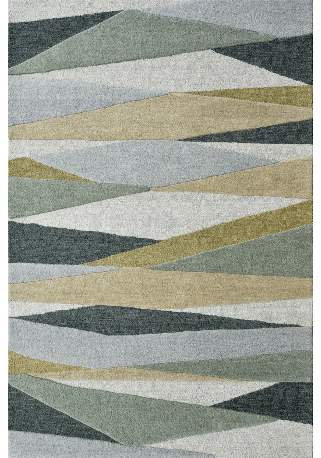 Modern Hand Tufted Wool Rug - 5x8 ft (RG_00310)