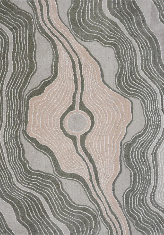 Modern Hand Tufted Wool Rug - 4x6 ft (RG_00319)